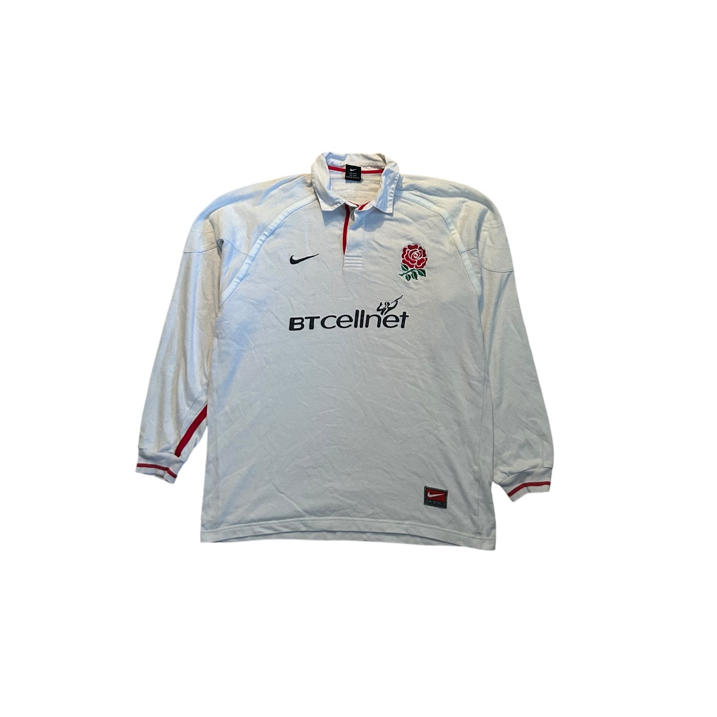 Vintage England 1999-2001 Nike rugby shirt (L)