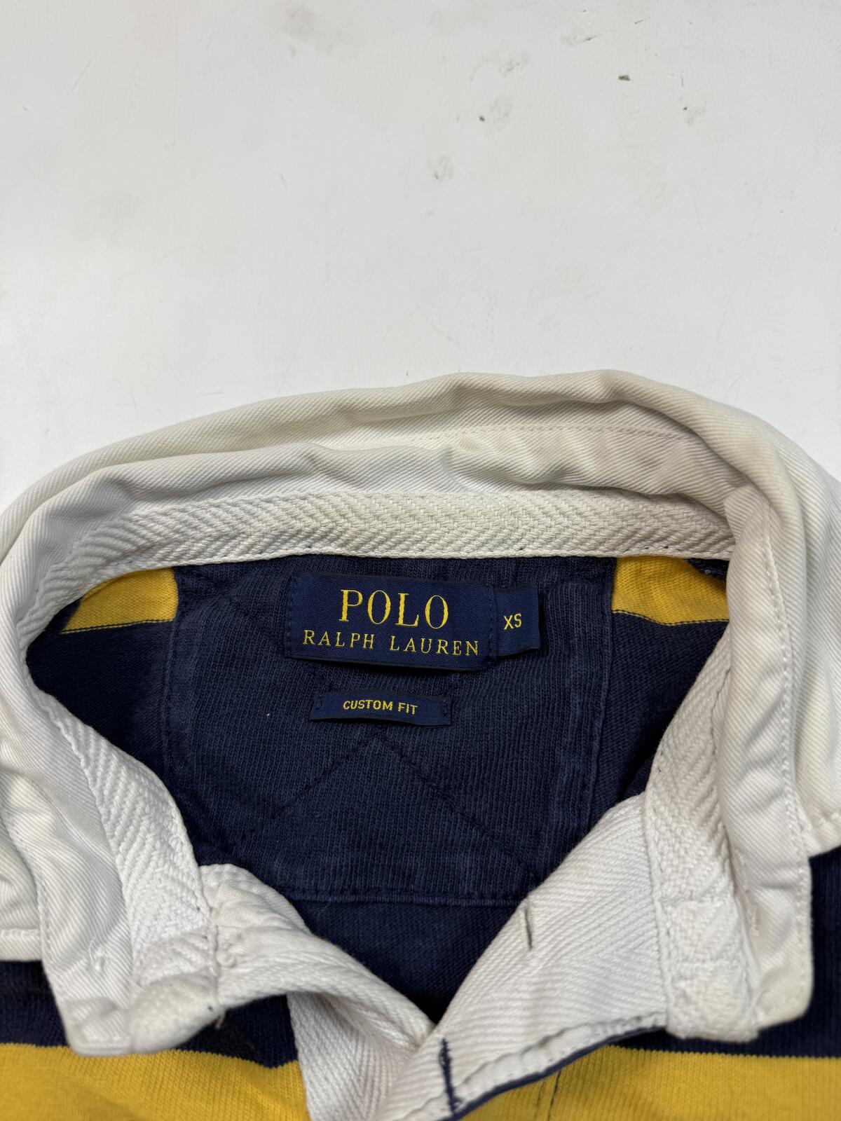 Polo Ralph Lauren striped rugby polo shirt (XS)