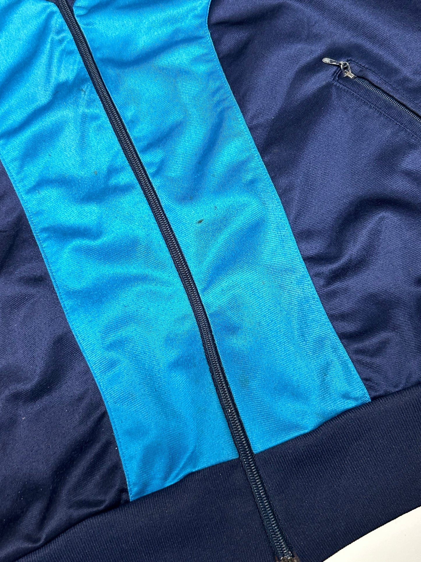 Vintage 90s Adidas colour block track jacket (M)