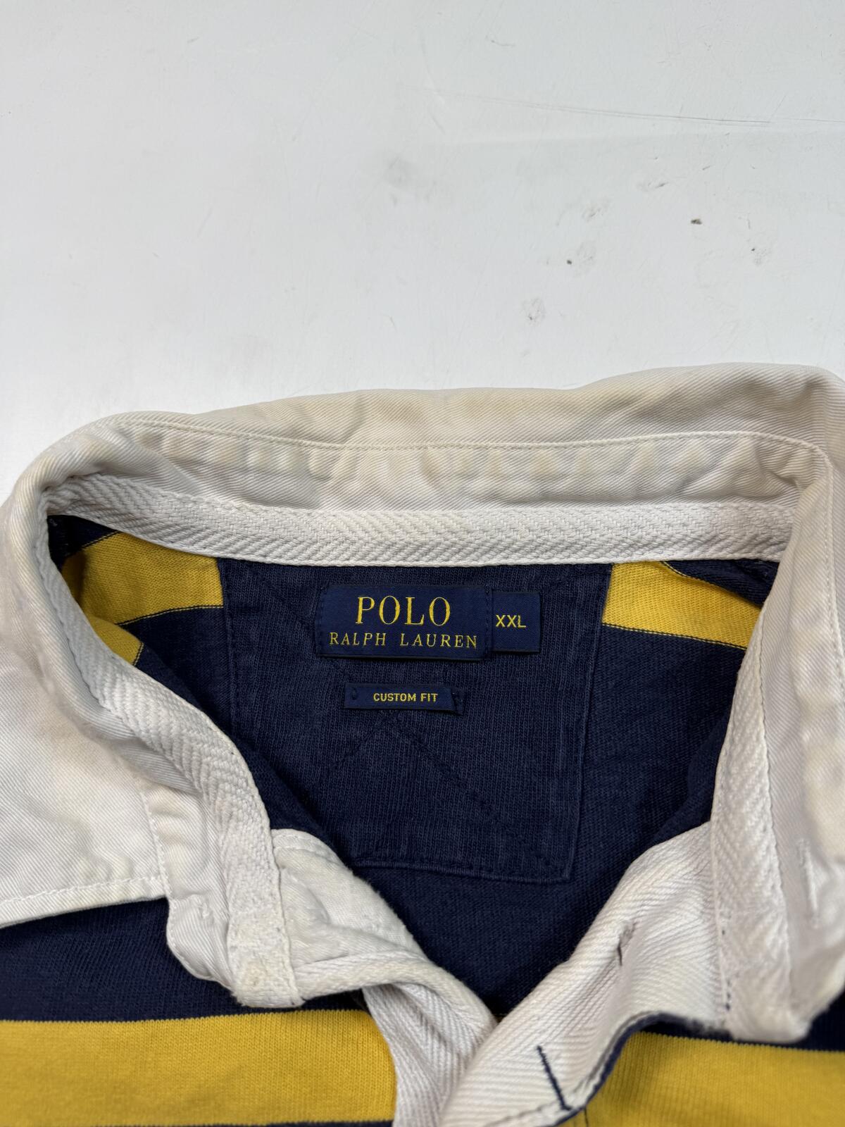 Polo Ralph Lauren striped rugby polo shirt (XXL)