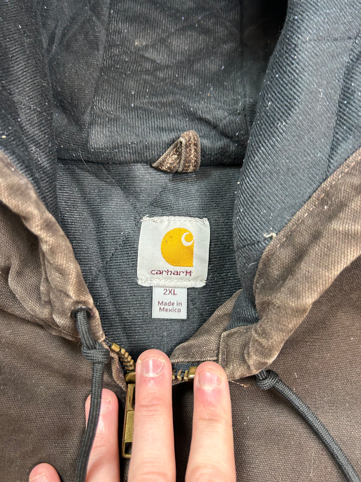 Vintage Carhartt hooded active jacket (XXL)