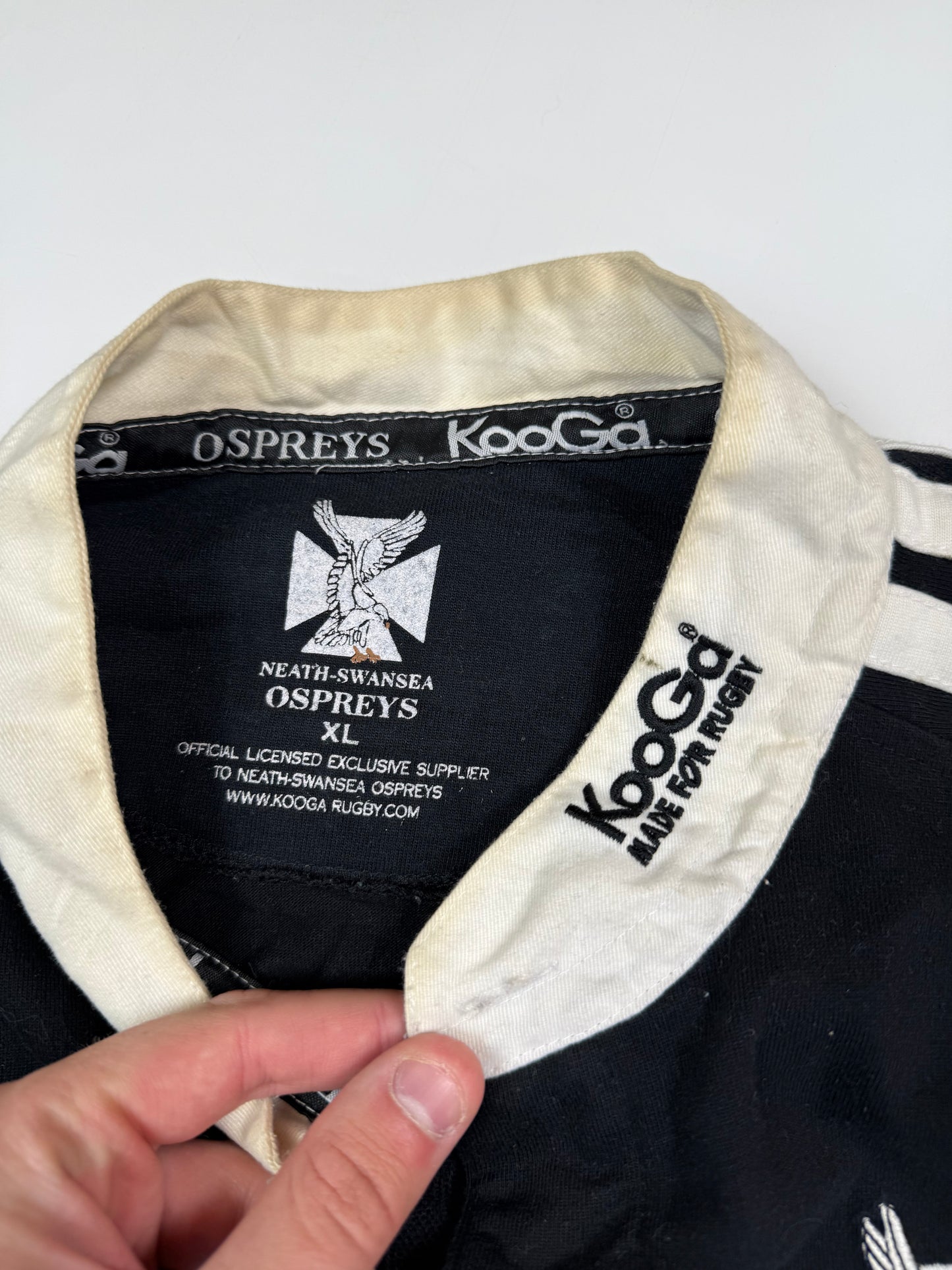 Vintage Neath & Swansea Ospreys 2003/04 Kooga rugby shirt (XL)