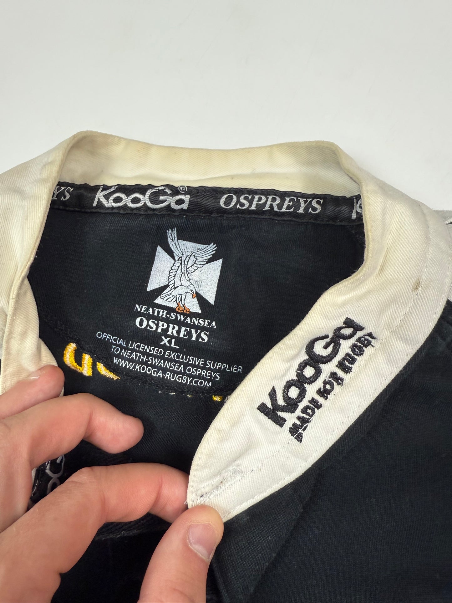 Vintage Ospreys 2003/04 s/s Kooga rugby shirt (XL)