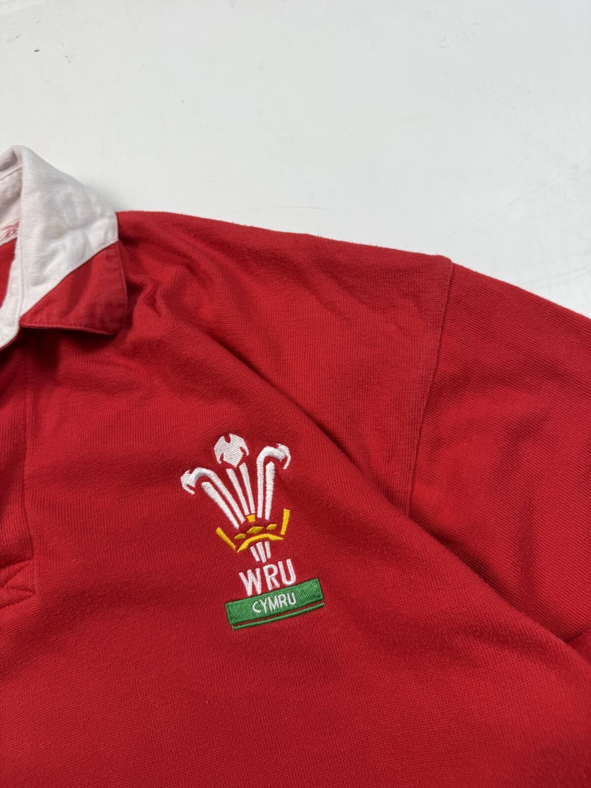 Vintage Wales 1998-00 Reebok rugby union shirt (M)