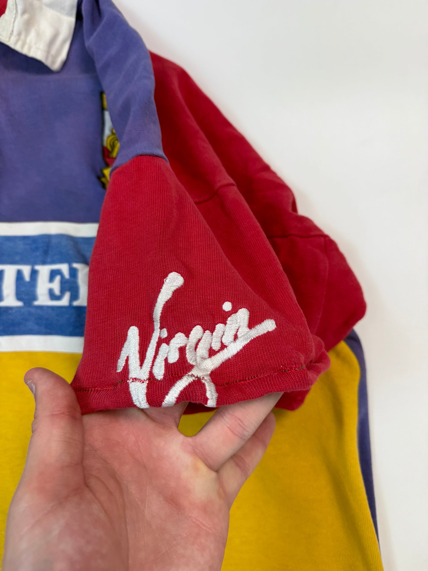 Vintage London Broncos 1997 Puma rugby league s/s shirt (XL)