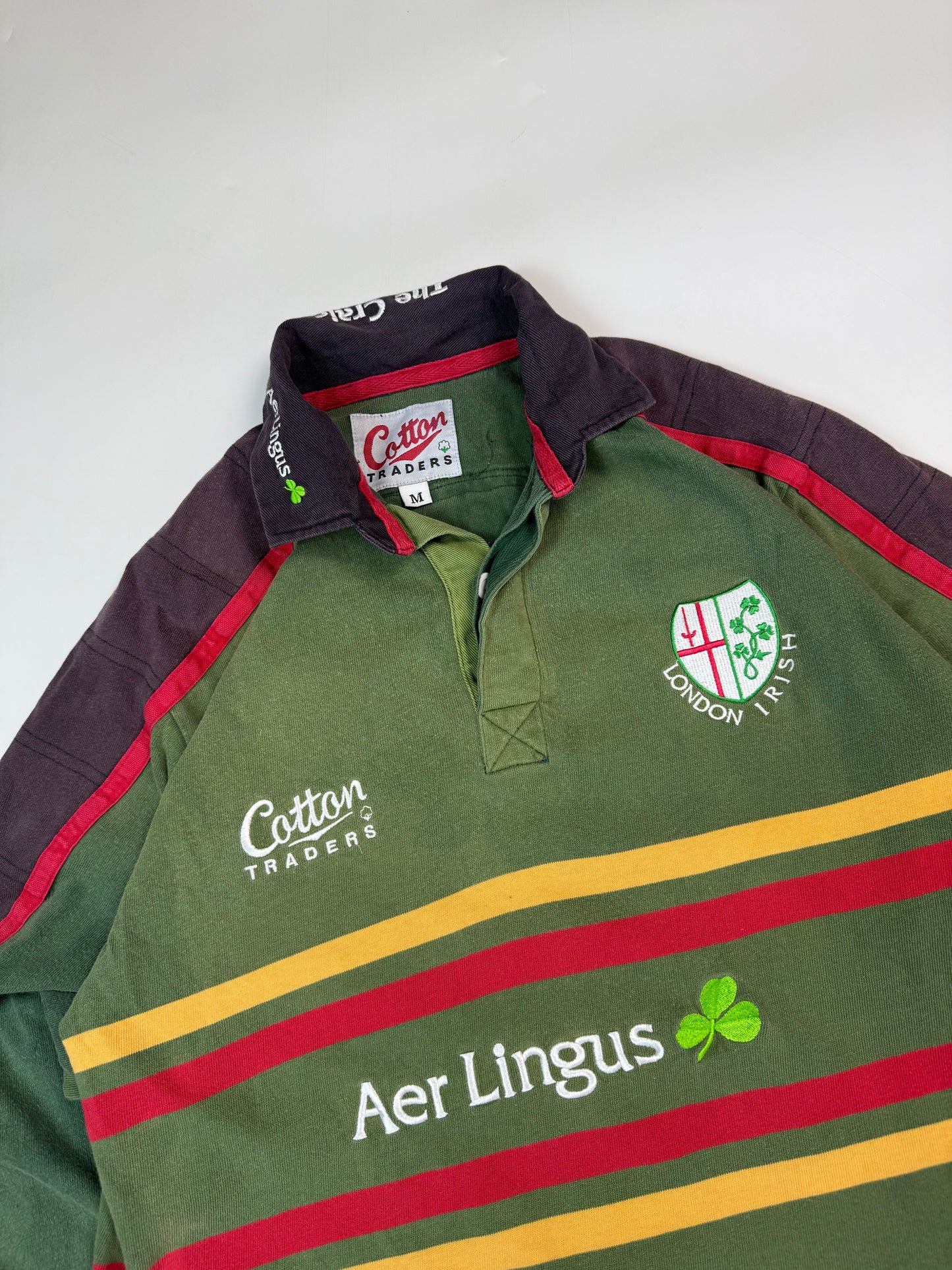 Vintage London Irish 1999/00 Cotton Traders rugby shirt (M)