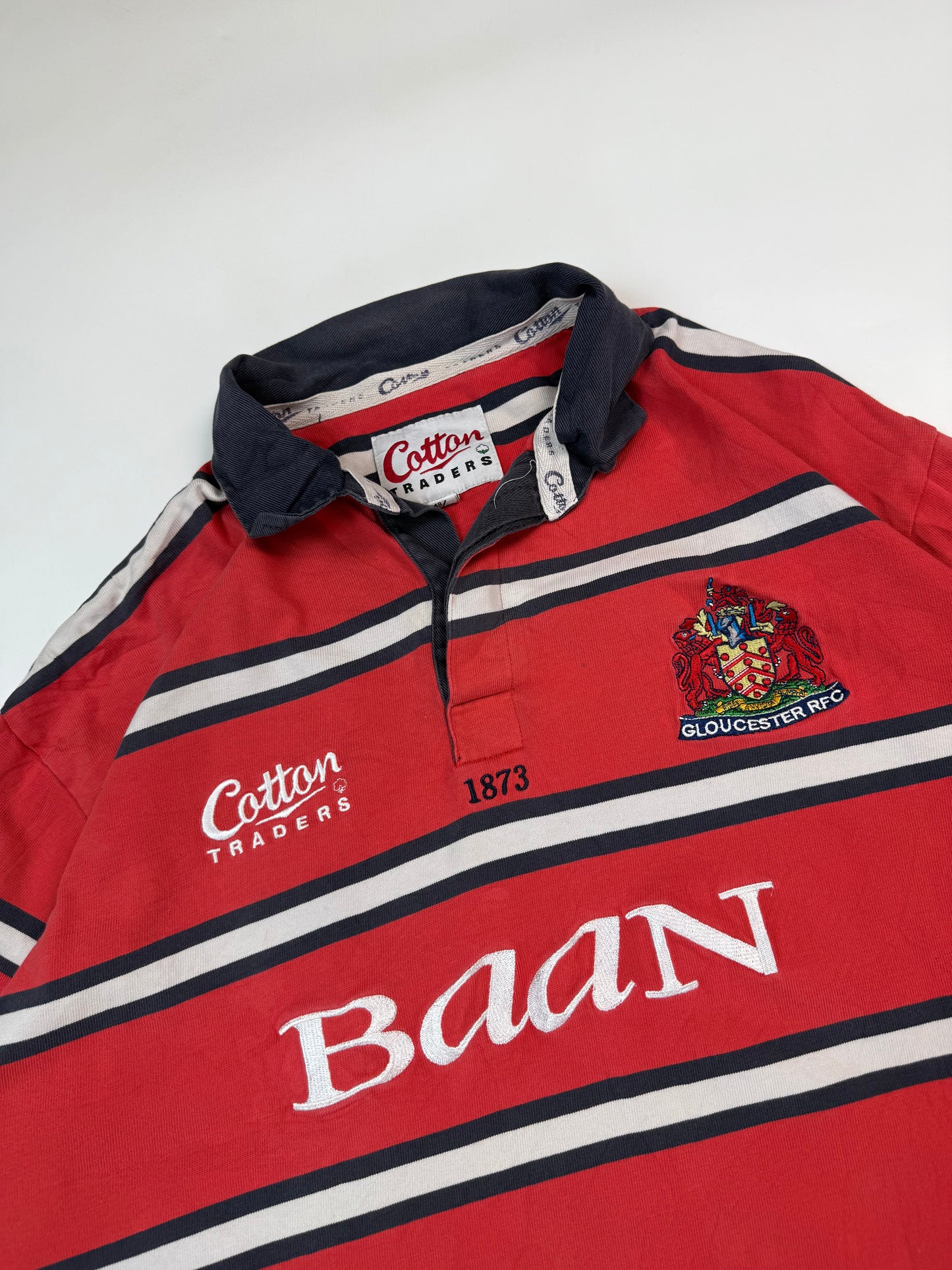 Vintage Gloucester 2002/03 Cotton Traders rugby shirt (XL)