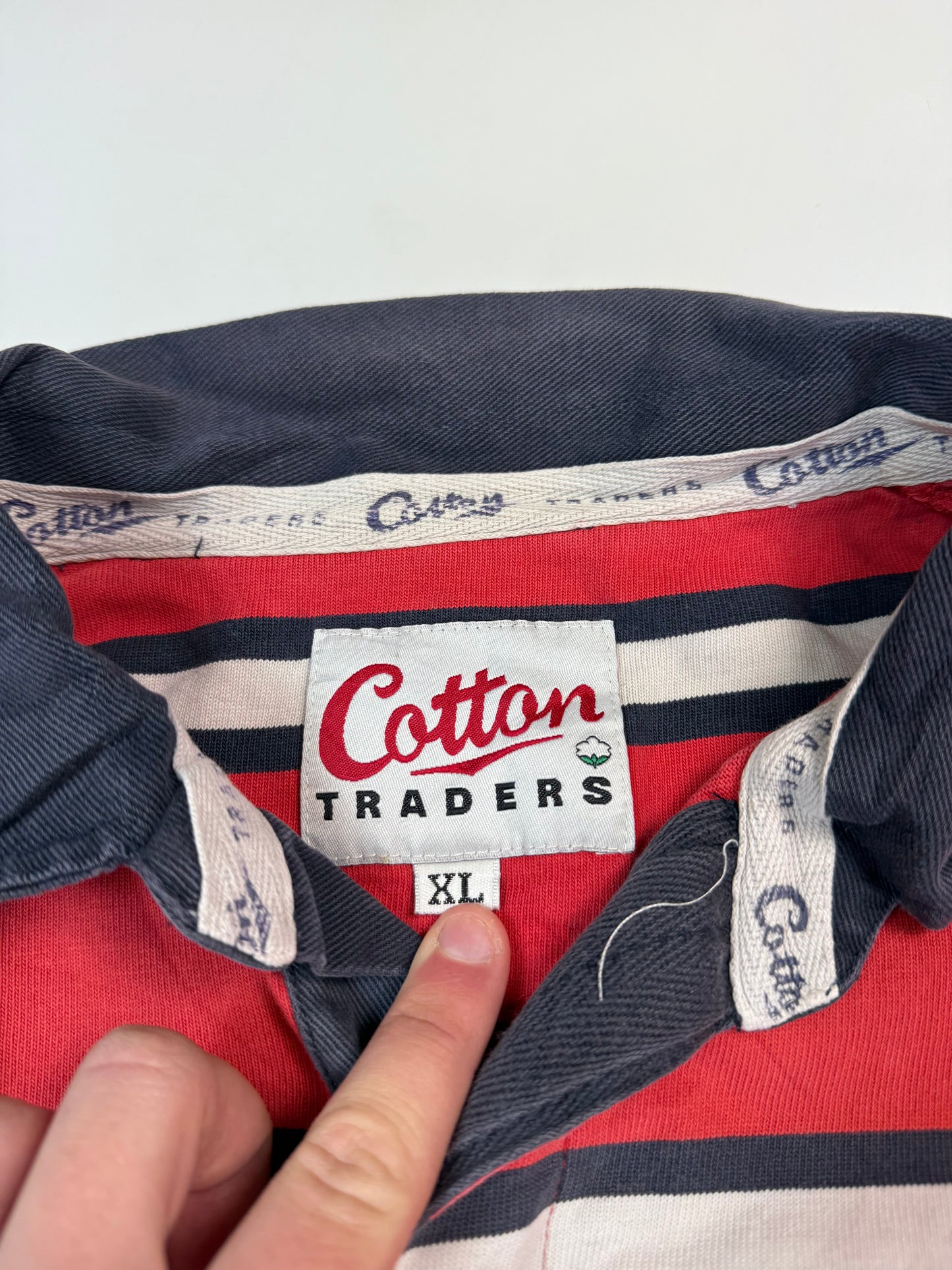 Vintage Gloucester 2002/03 Cotton Traders rugby shirt (XL)