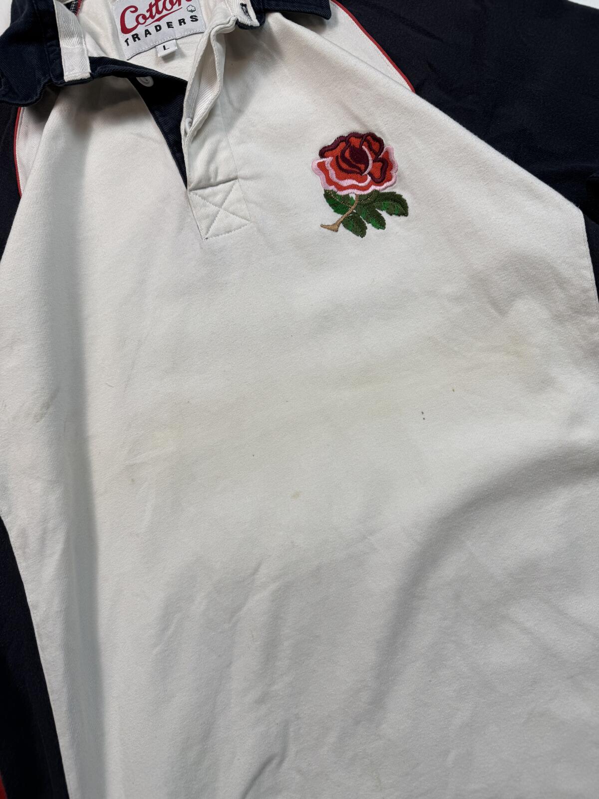 Vintage 90s England 1995/96 Cotton Traders rugby shirt (L)