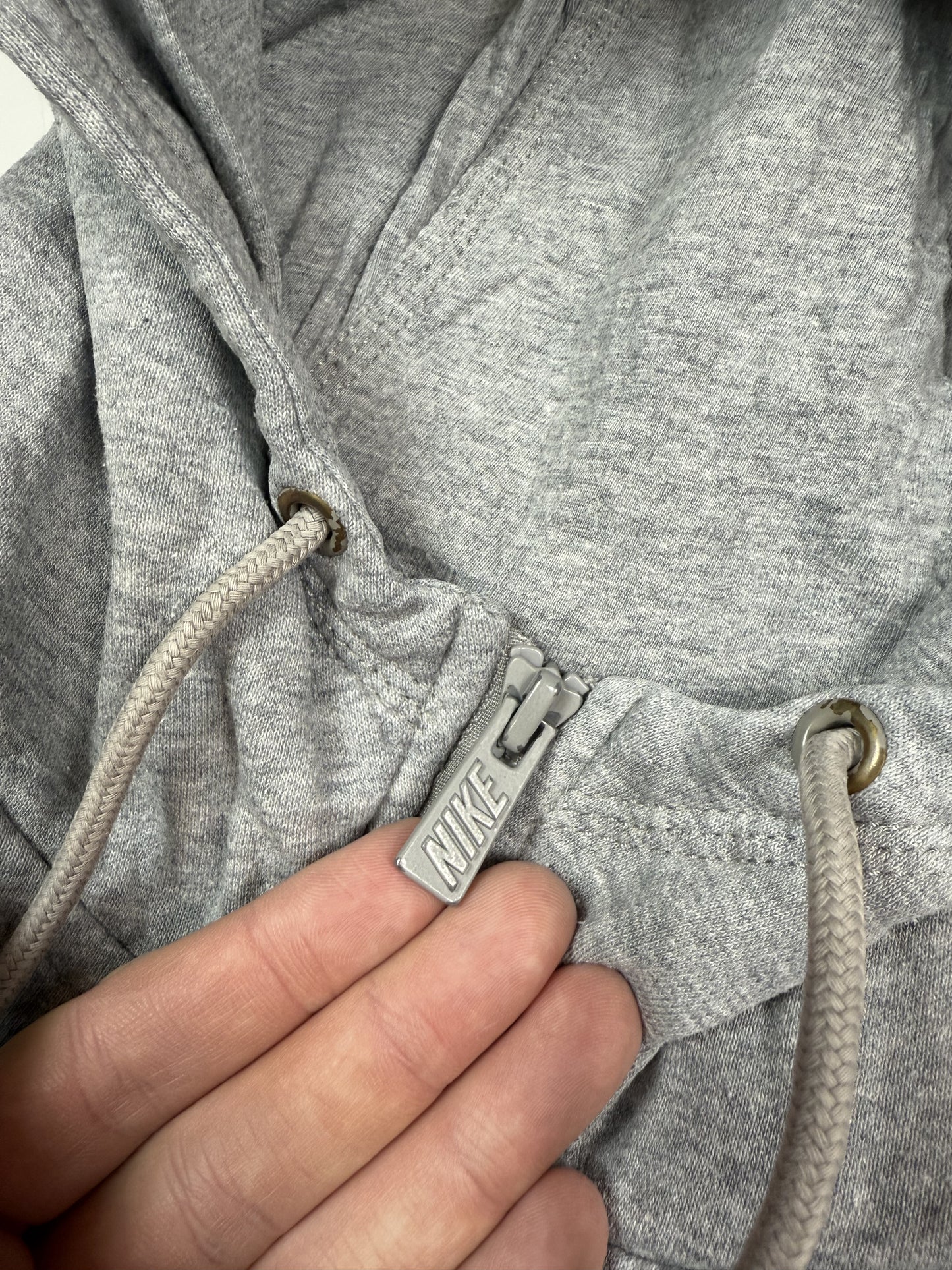 Vintage Nike mini swoosh zip up hoodie (L)