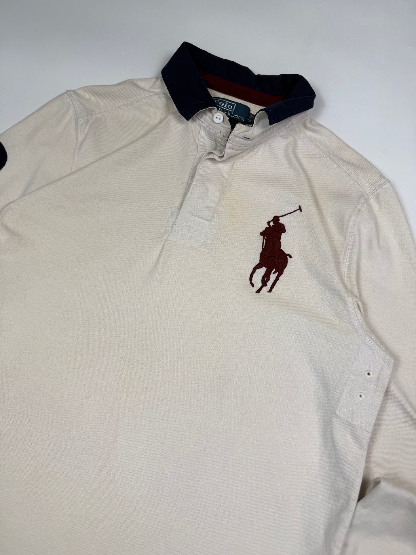 Vintage Polo Ralph Lauren big pony rugby polo shirt (M)