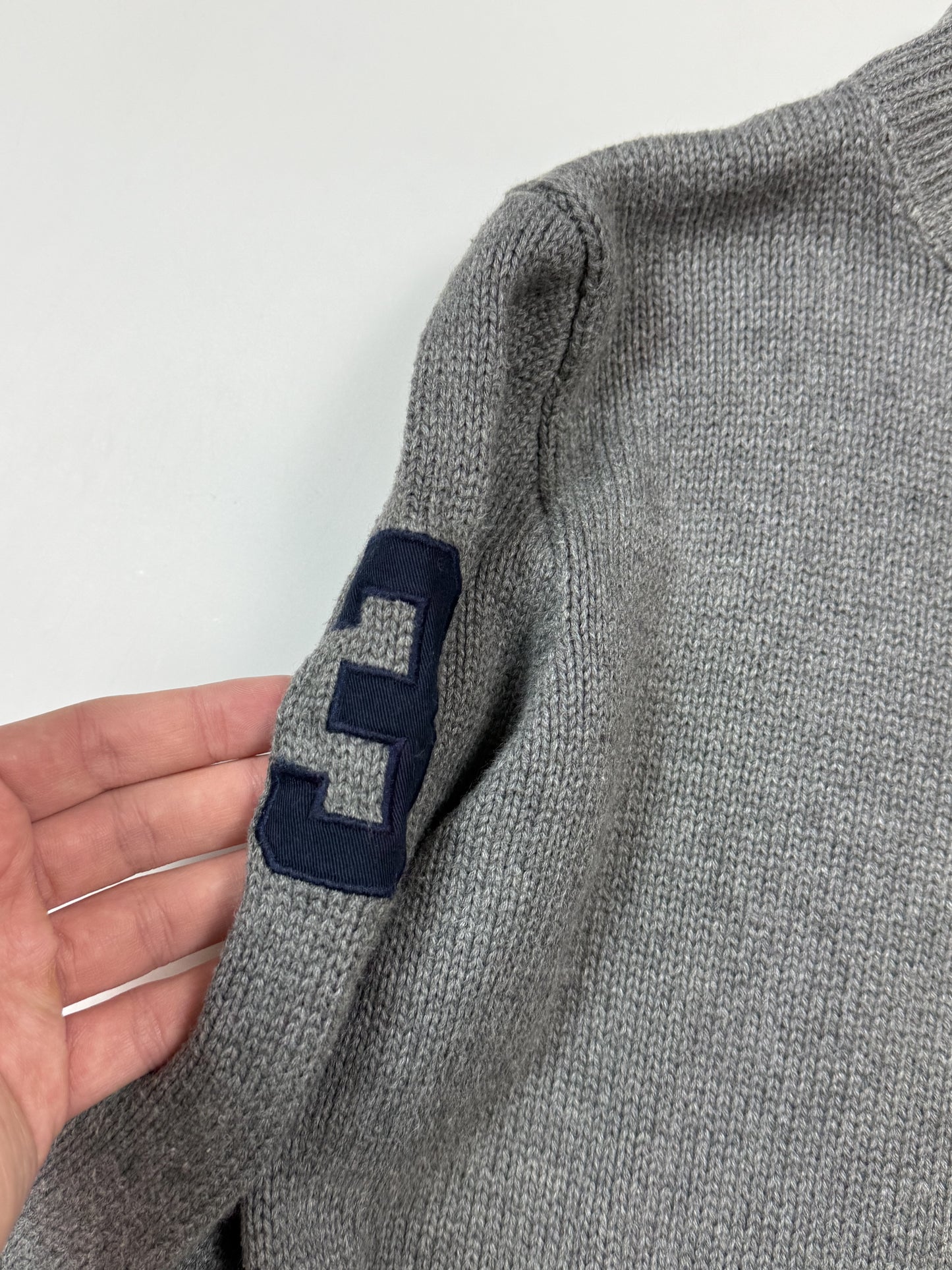 Polo Ralph Lauren full zip knit sweater (S)