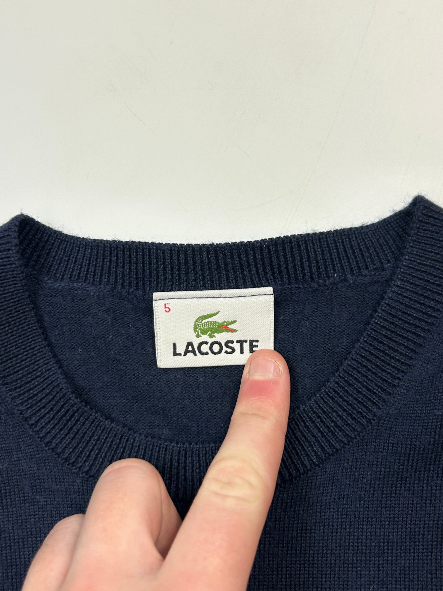 Lacoste knit sweater (S)