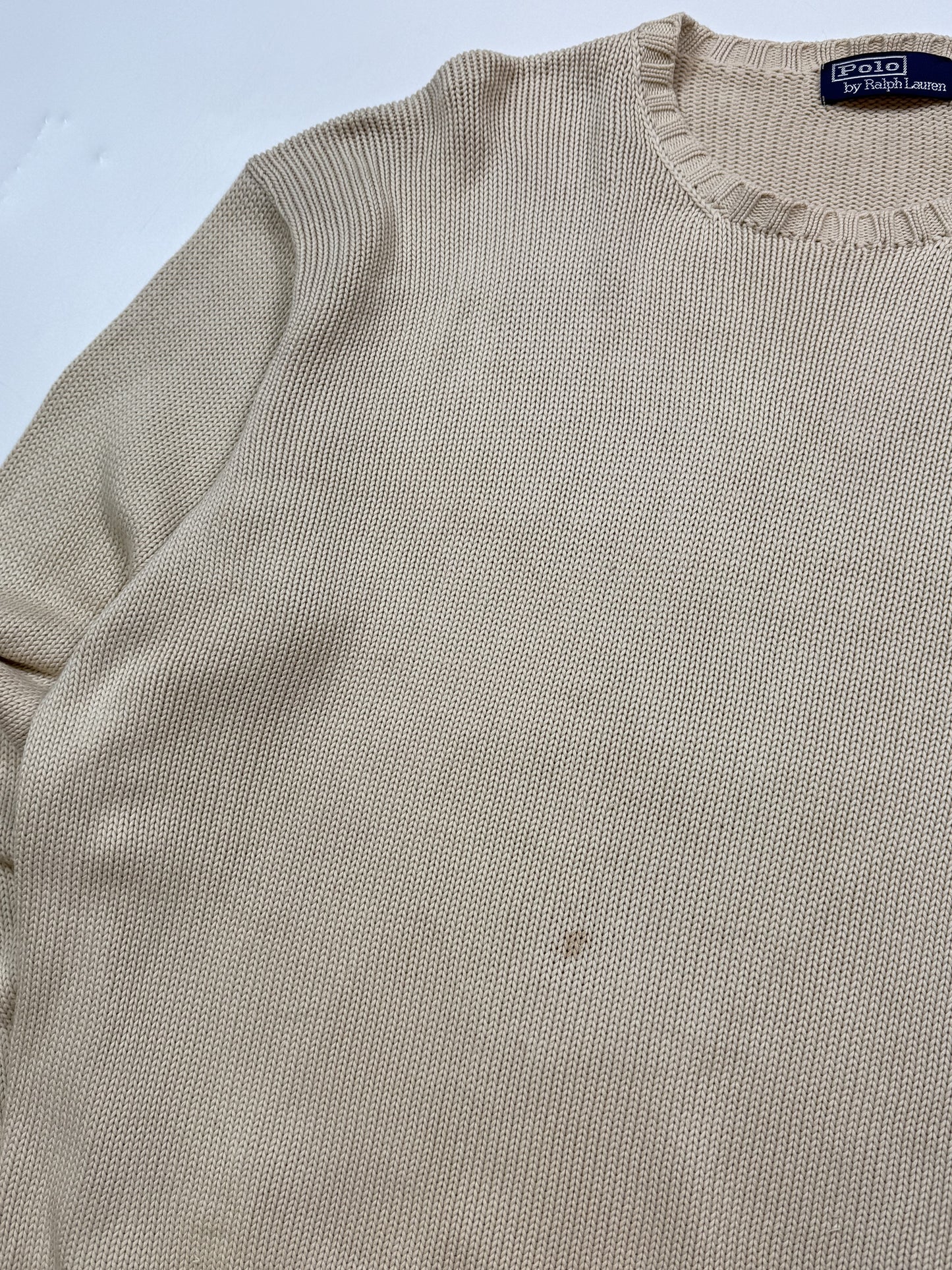 Vintage 90s Polo Ralph Lauren knit sweater (L)