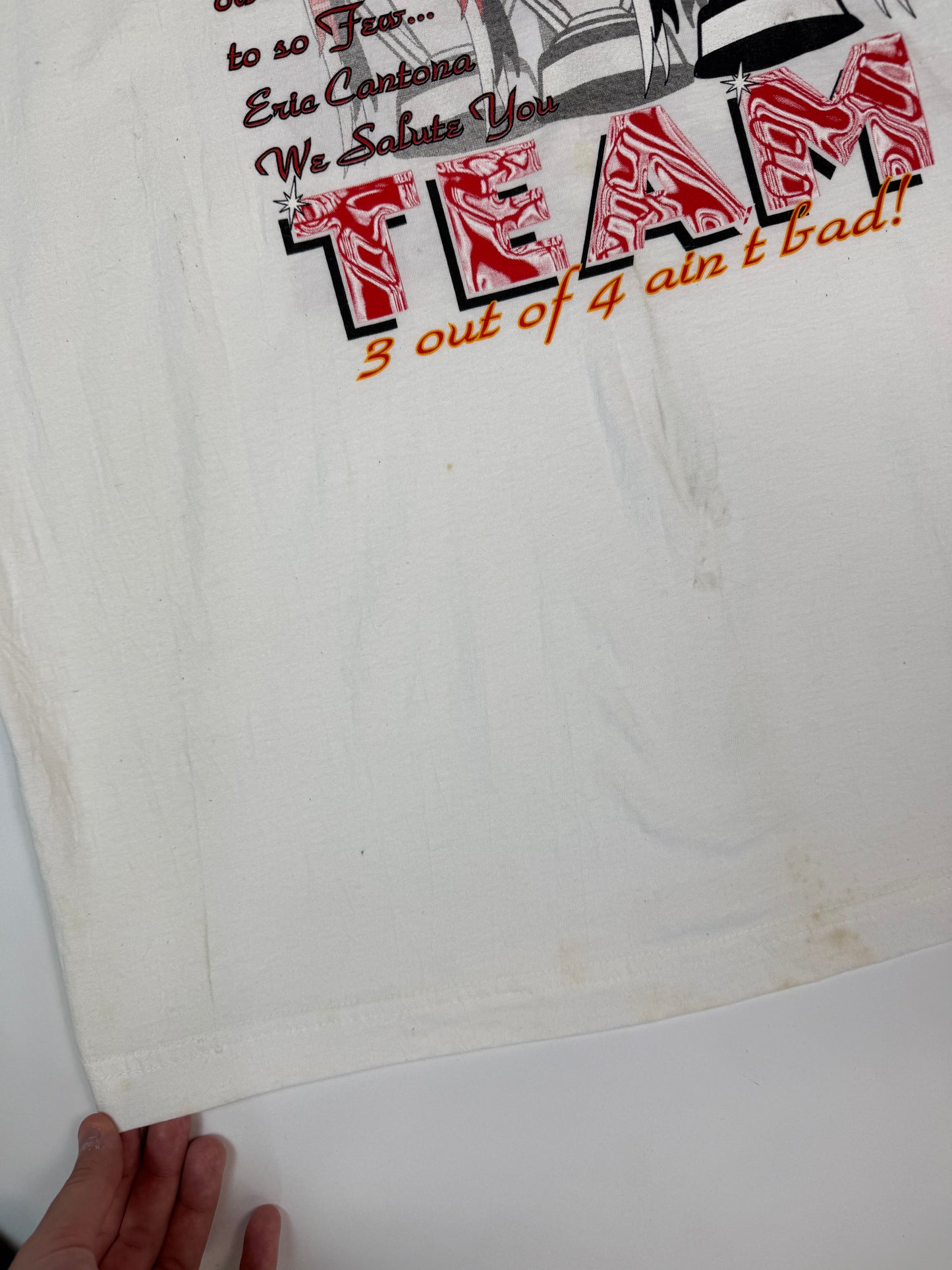Vintage 90s Manchester United graphic football tee (XL)