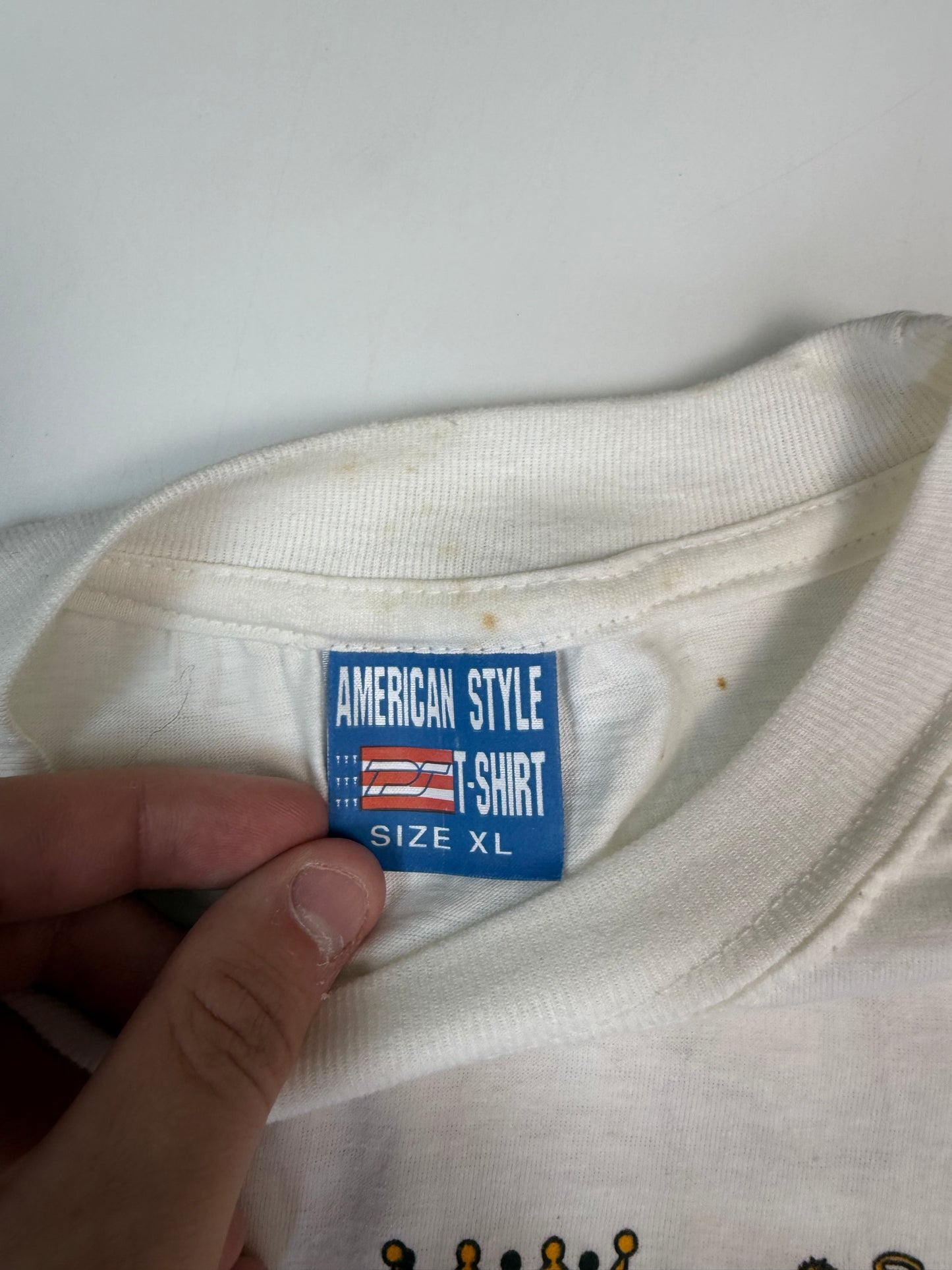 Vintage 90s Manchester United graphic football tee (XL)