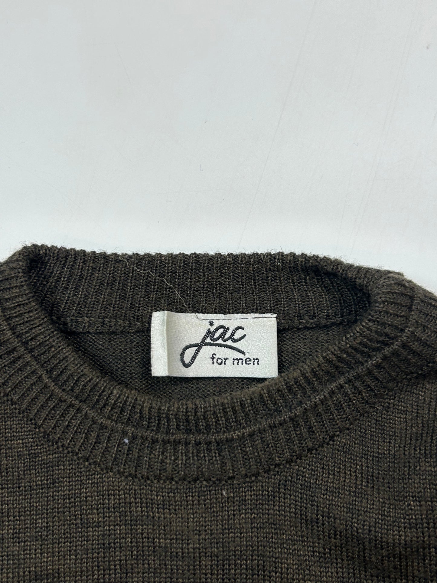Abstract grandad knit sweater (L)