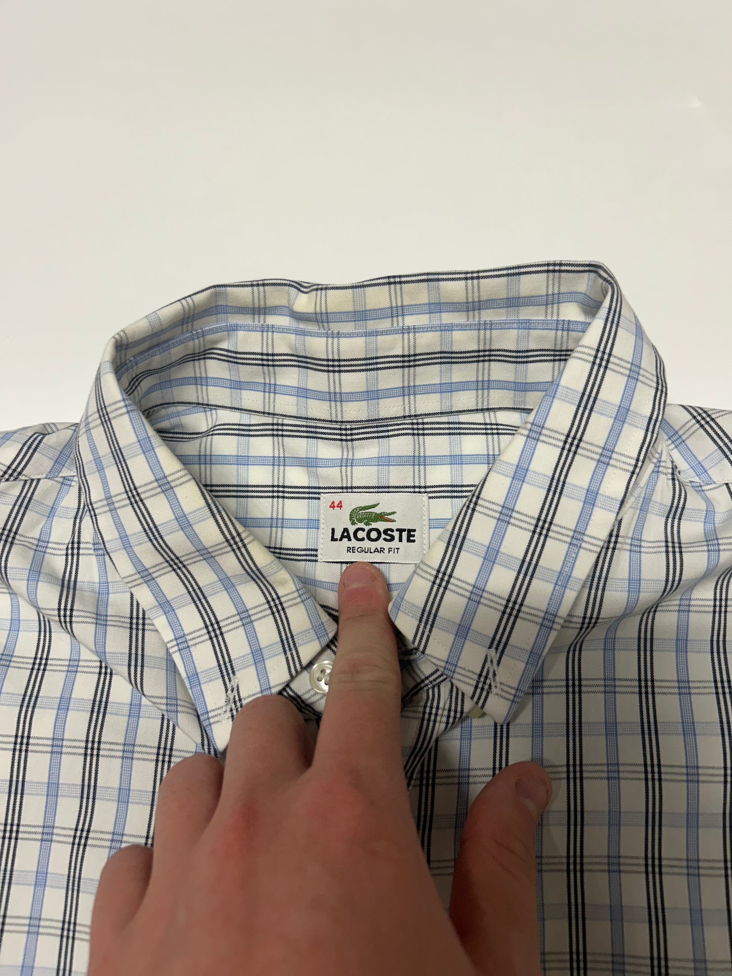 Lacoste check shirt (XL)