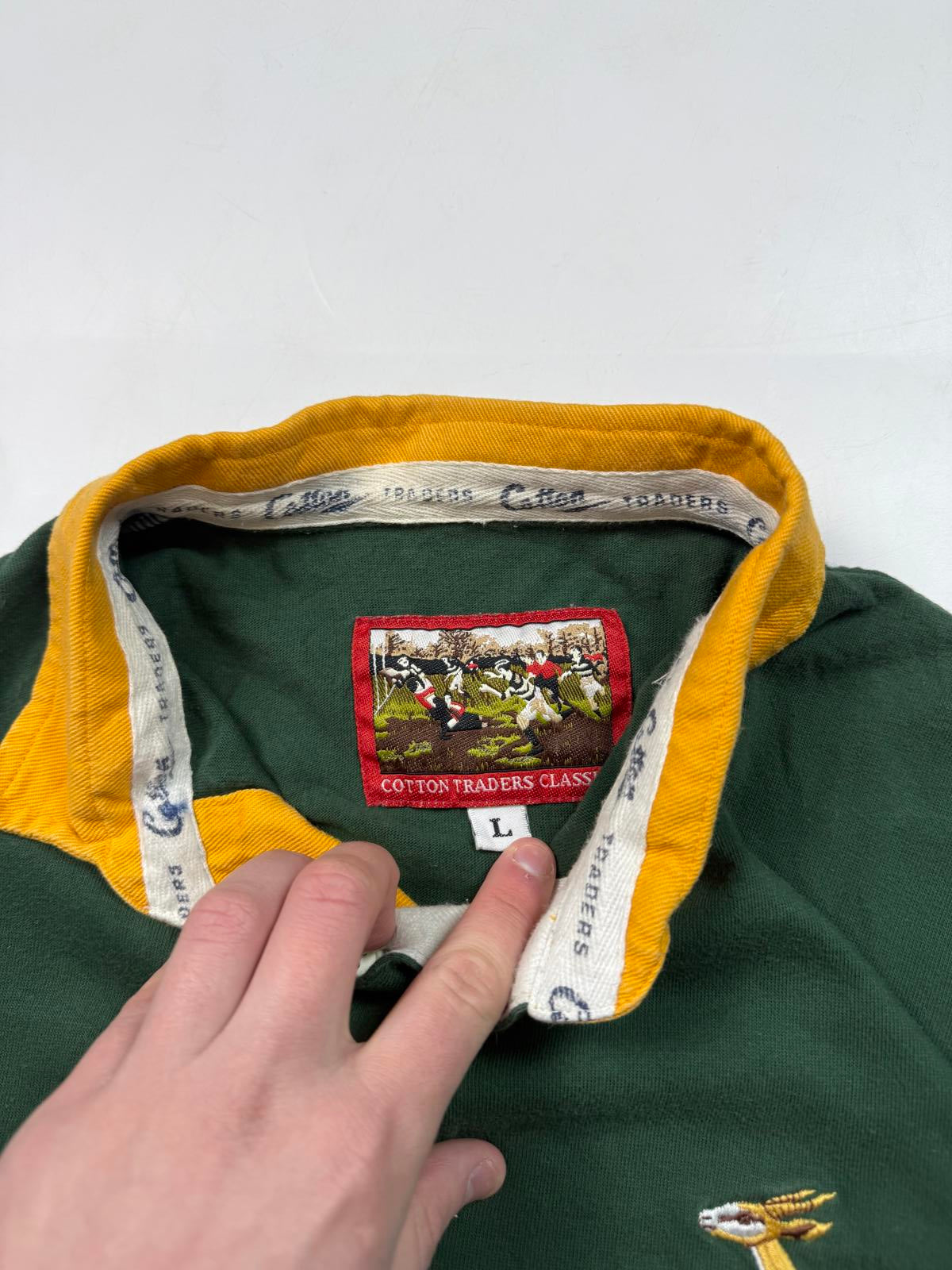 Vintage 90s South Africa Cotton Traders rugby shirt (L)