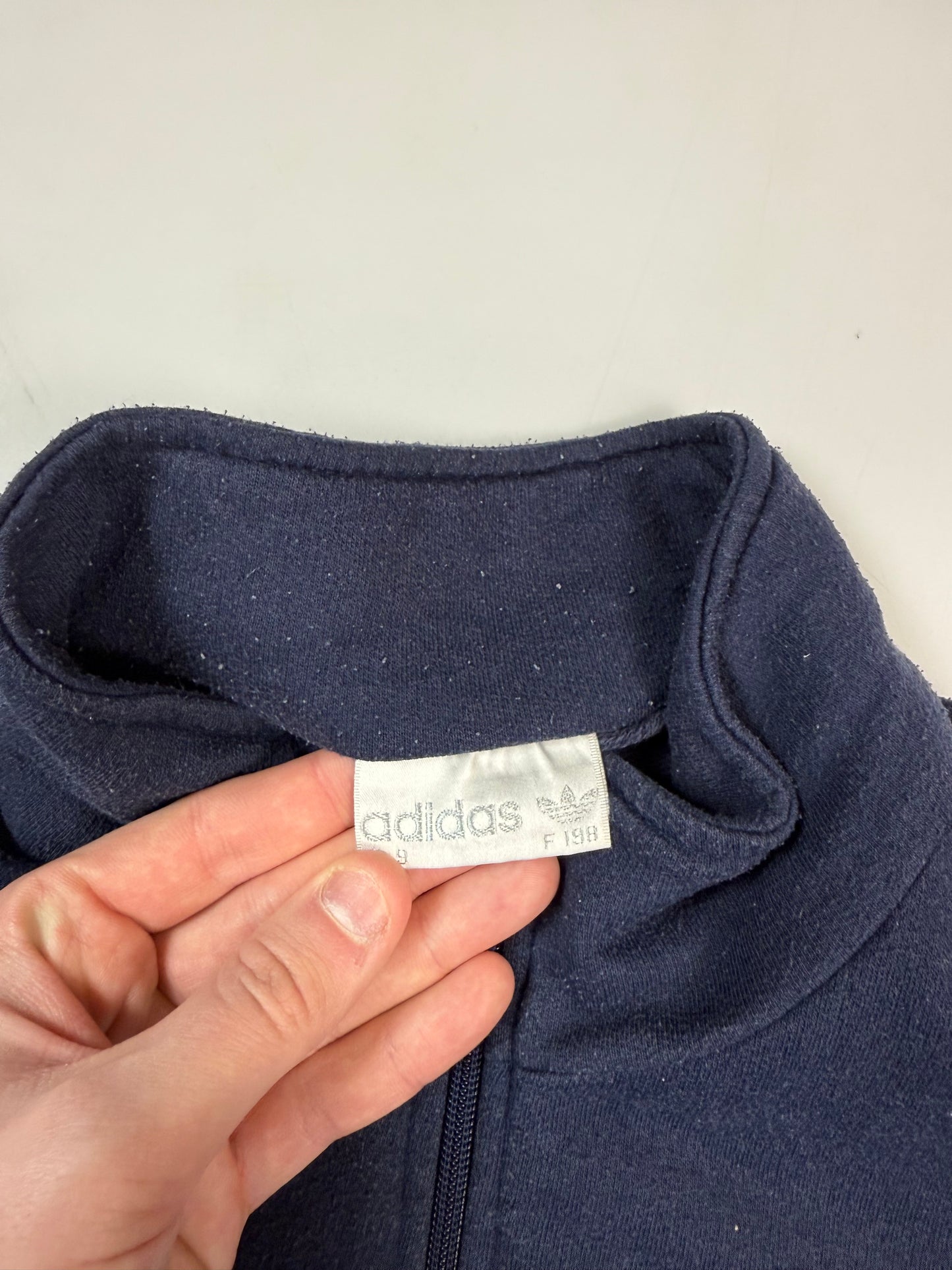 Vintage Adidas colour block full zip sweatshirt (XXL)