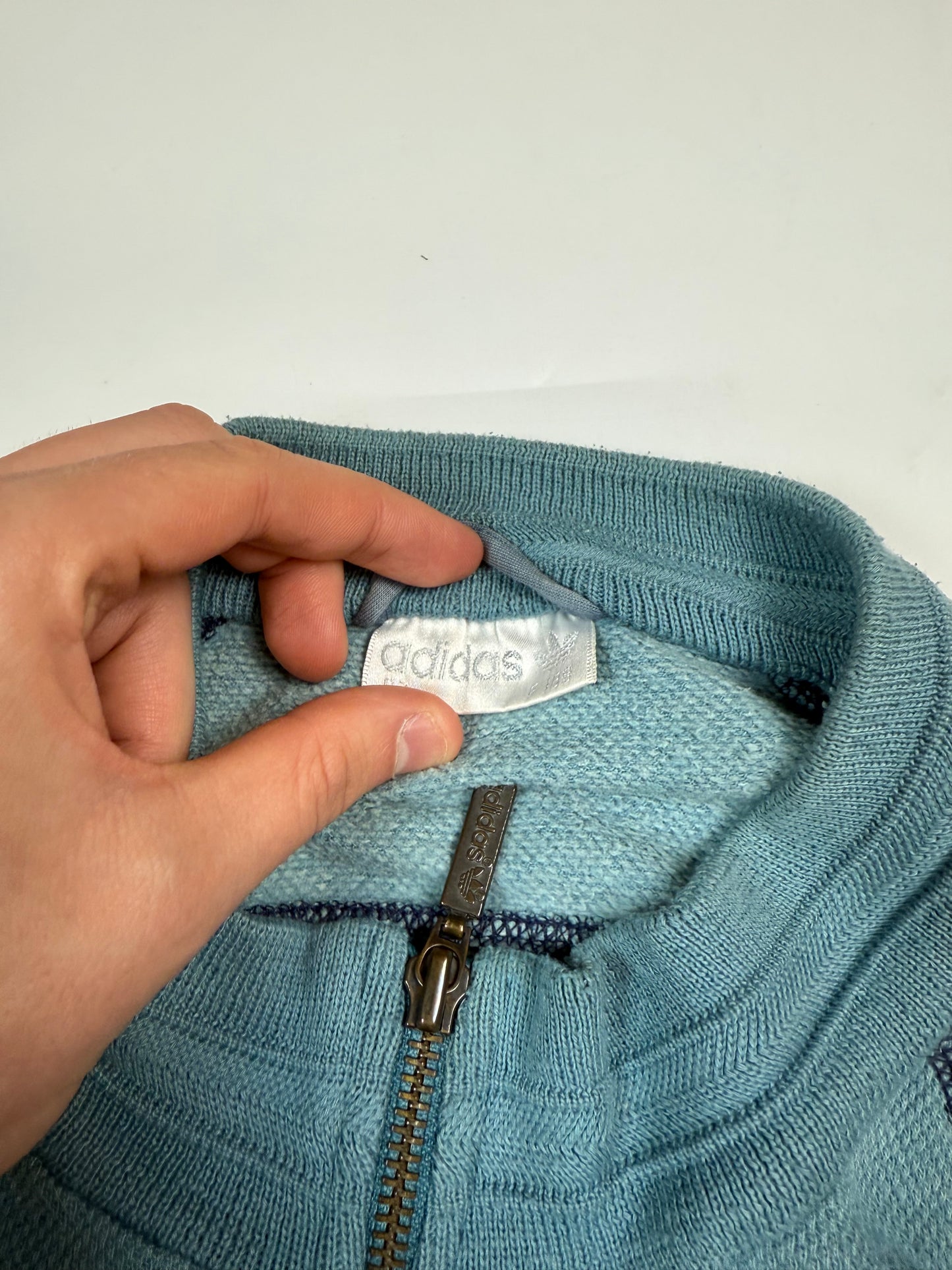 Vintage 90s Adidas originals colour block track top (L)