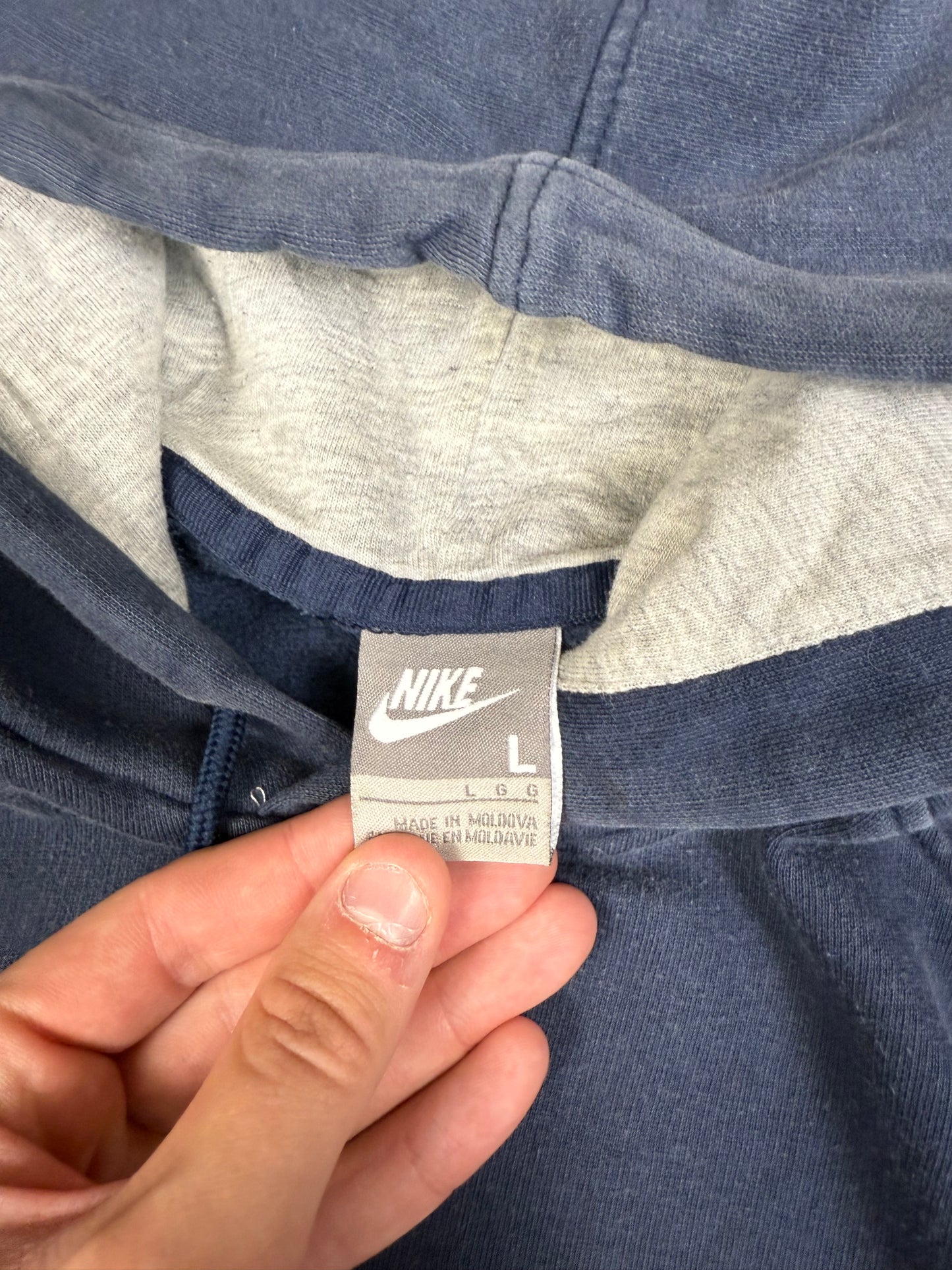 Vintage Nike spell out hoodie (L)