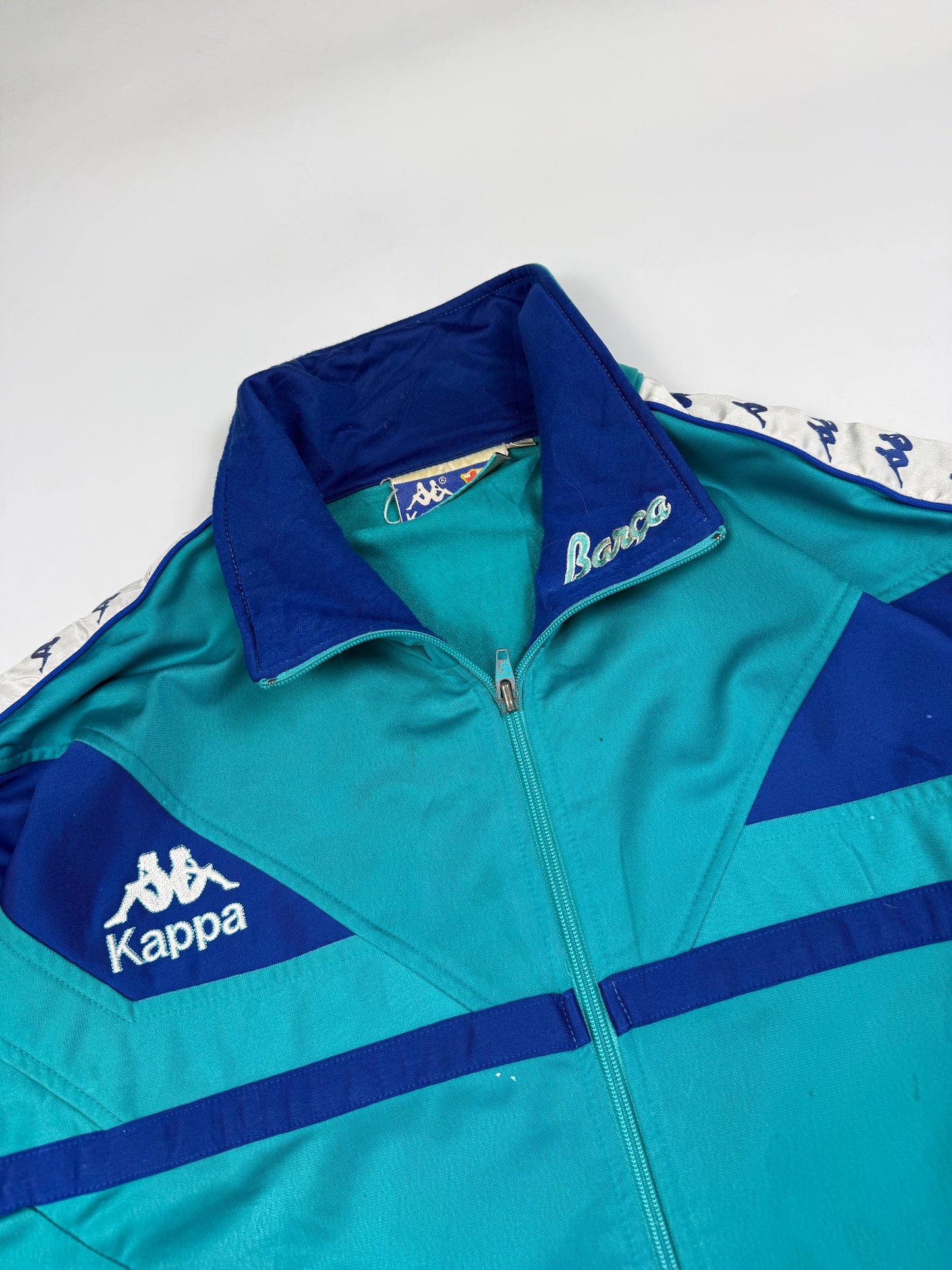 Vintage Barcelona 1992-95 Kappa football track jacket (XL)