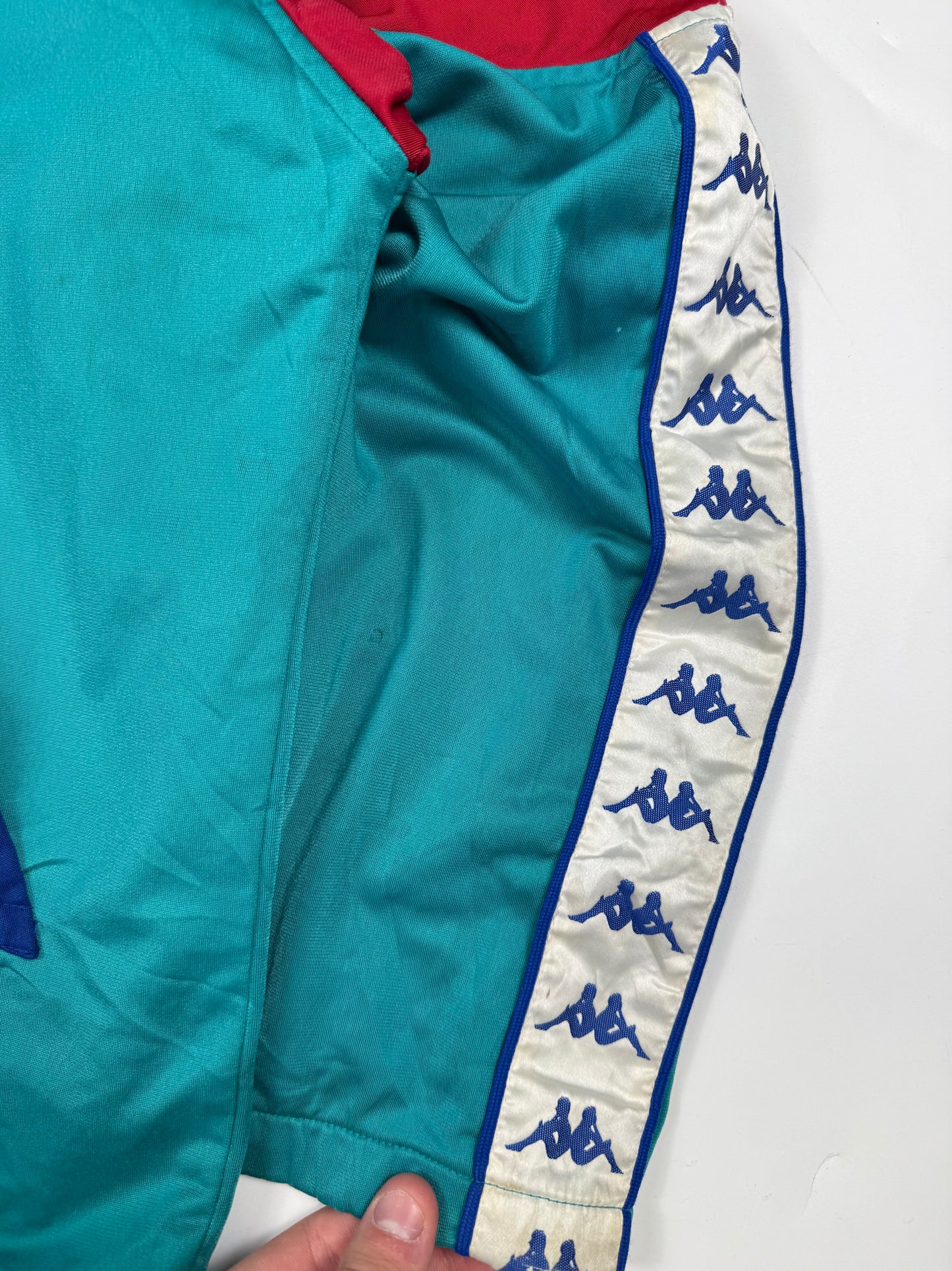 Vintage Barcelona 1992-95 Kappa football track jacket (XL)