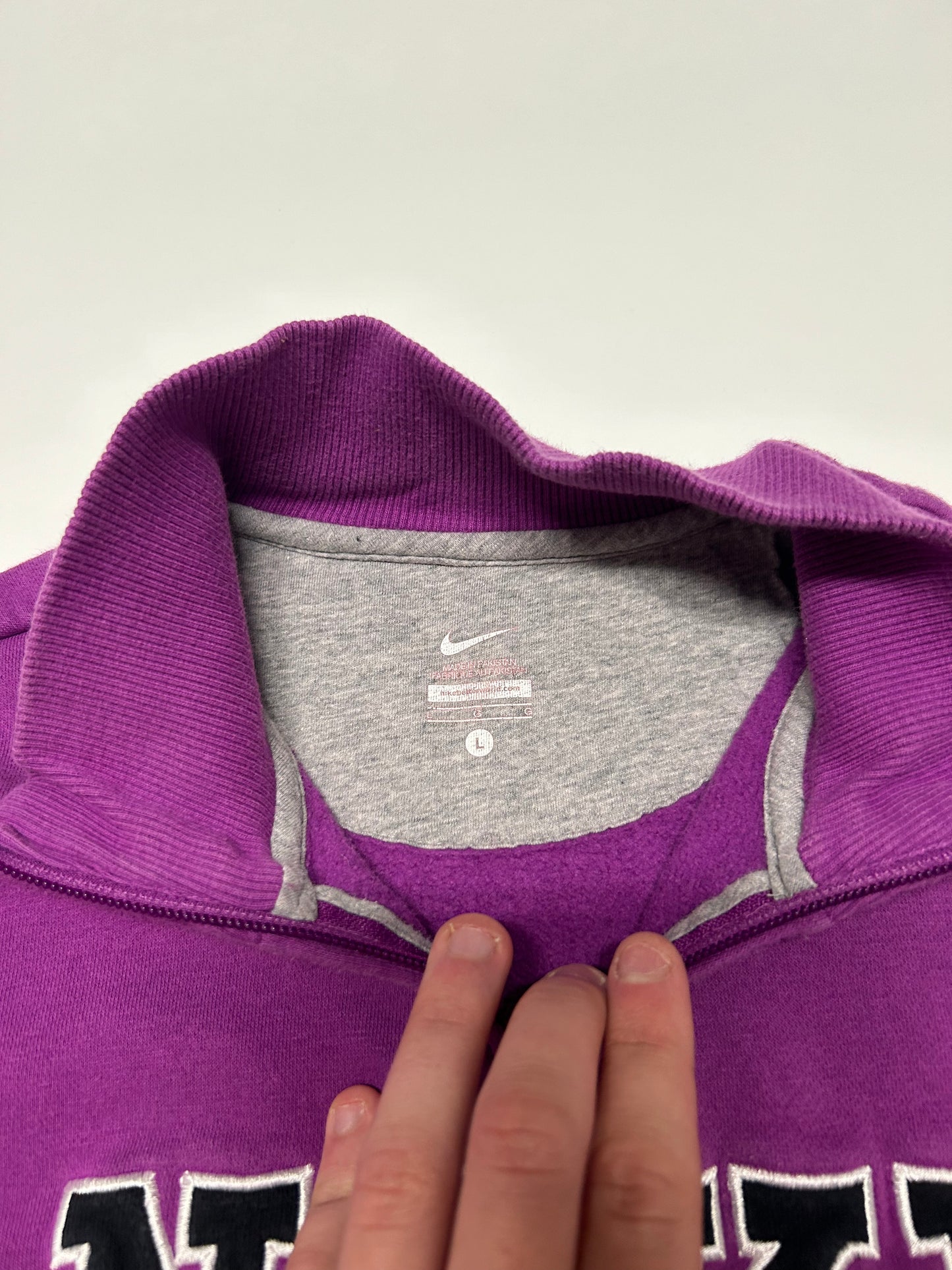Nike spell out full zip sweatshirt (S)