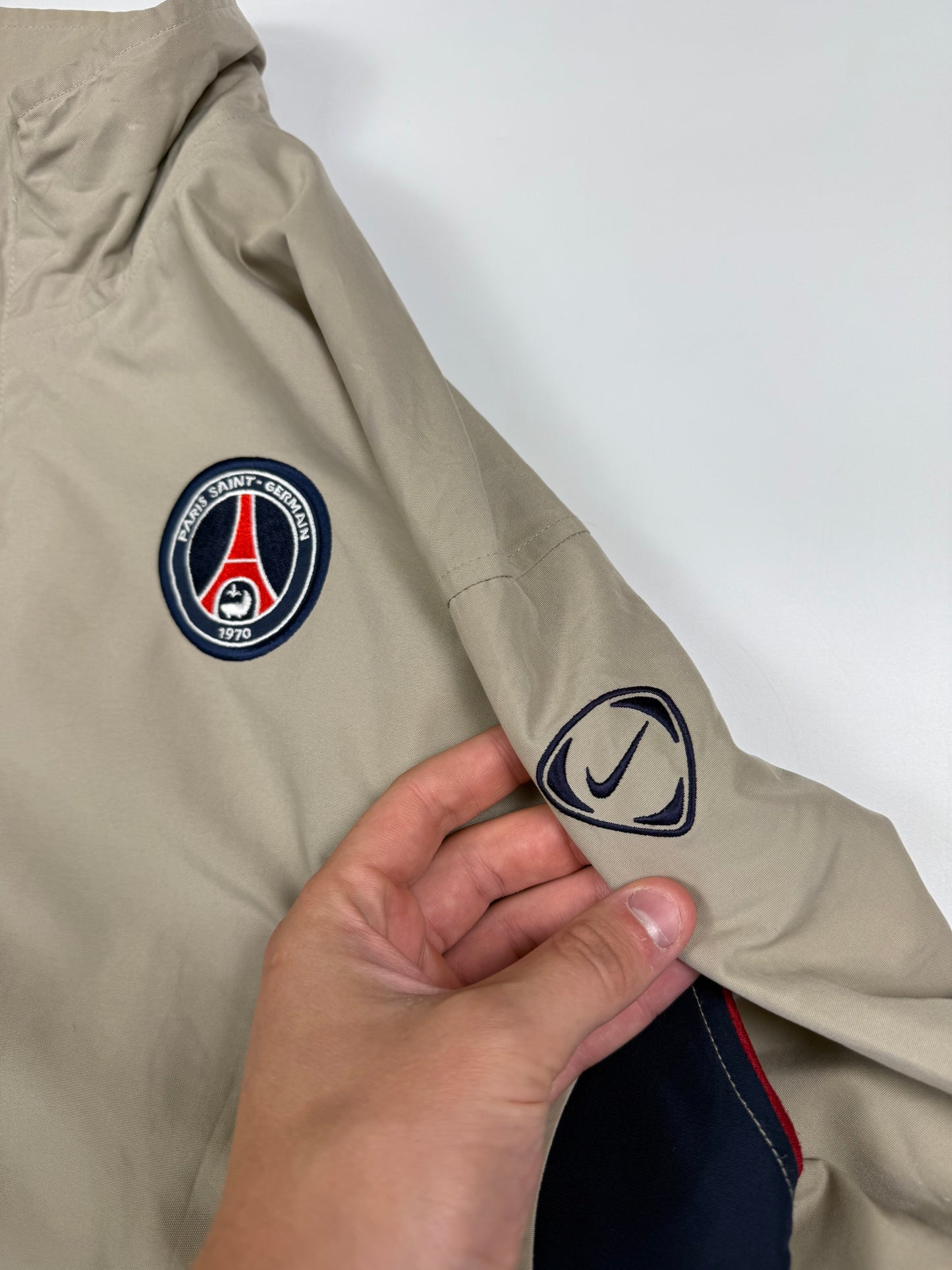 Vintage PSG 2003-04 Nike football track jacket (M)