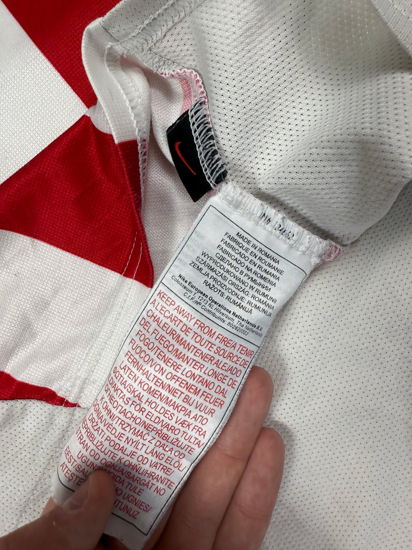 Vintage PSV 2002/03 Nike home football shirt (L)