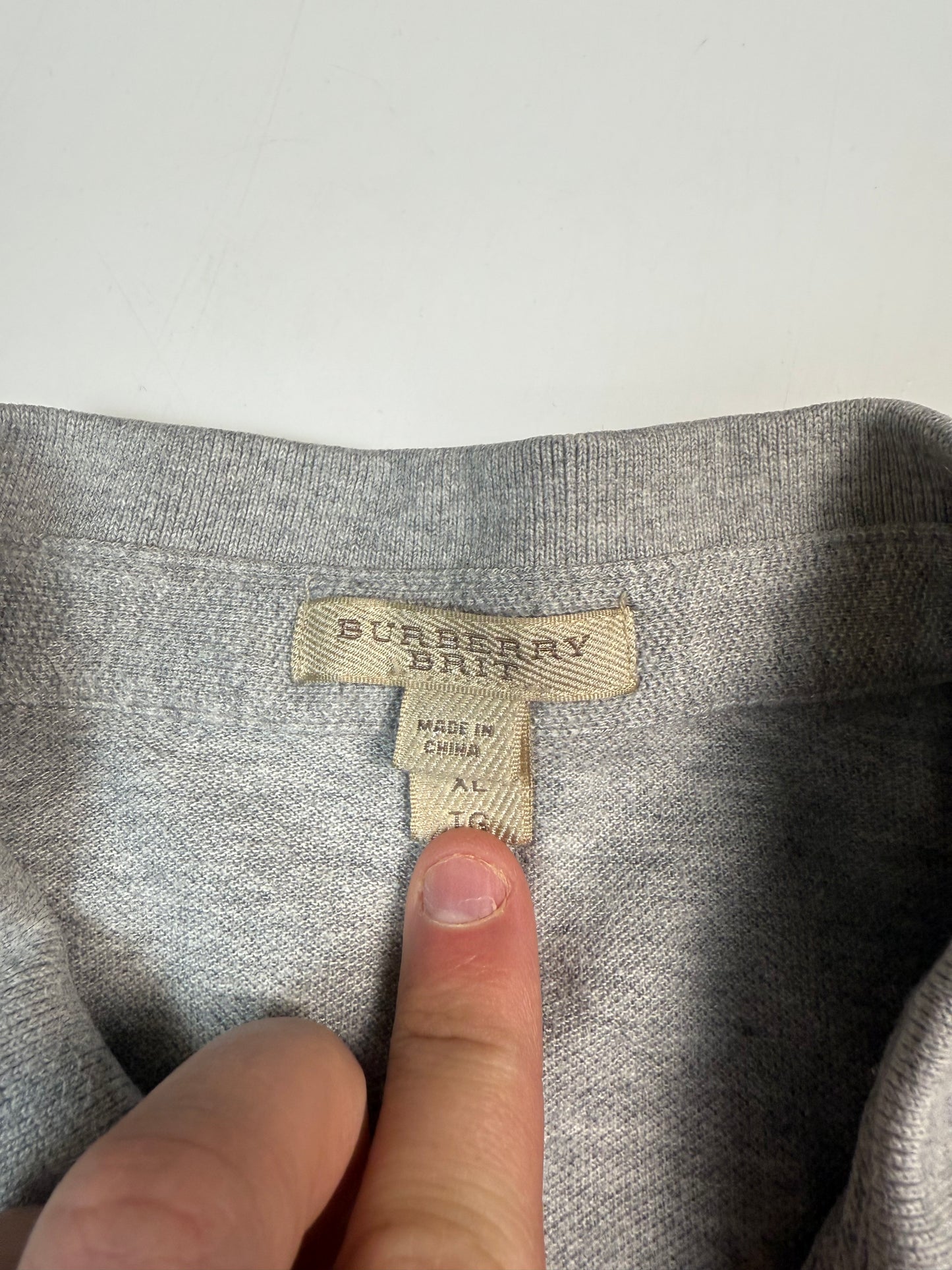 Vintage Burberry Brit polo shirt (XL)