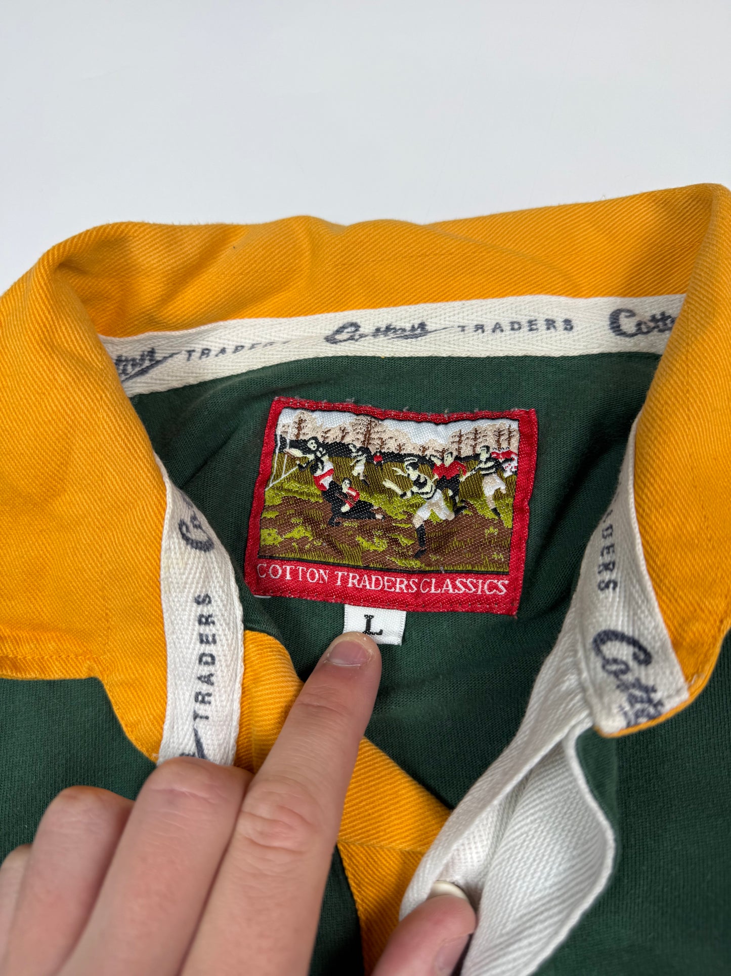 Vintage 90s South Africa Cotton Traders rugby shirt (L)