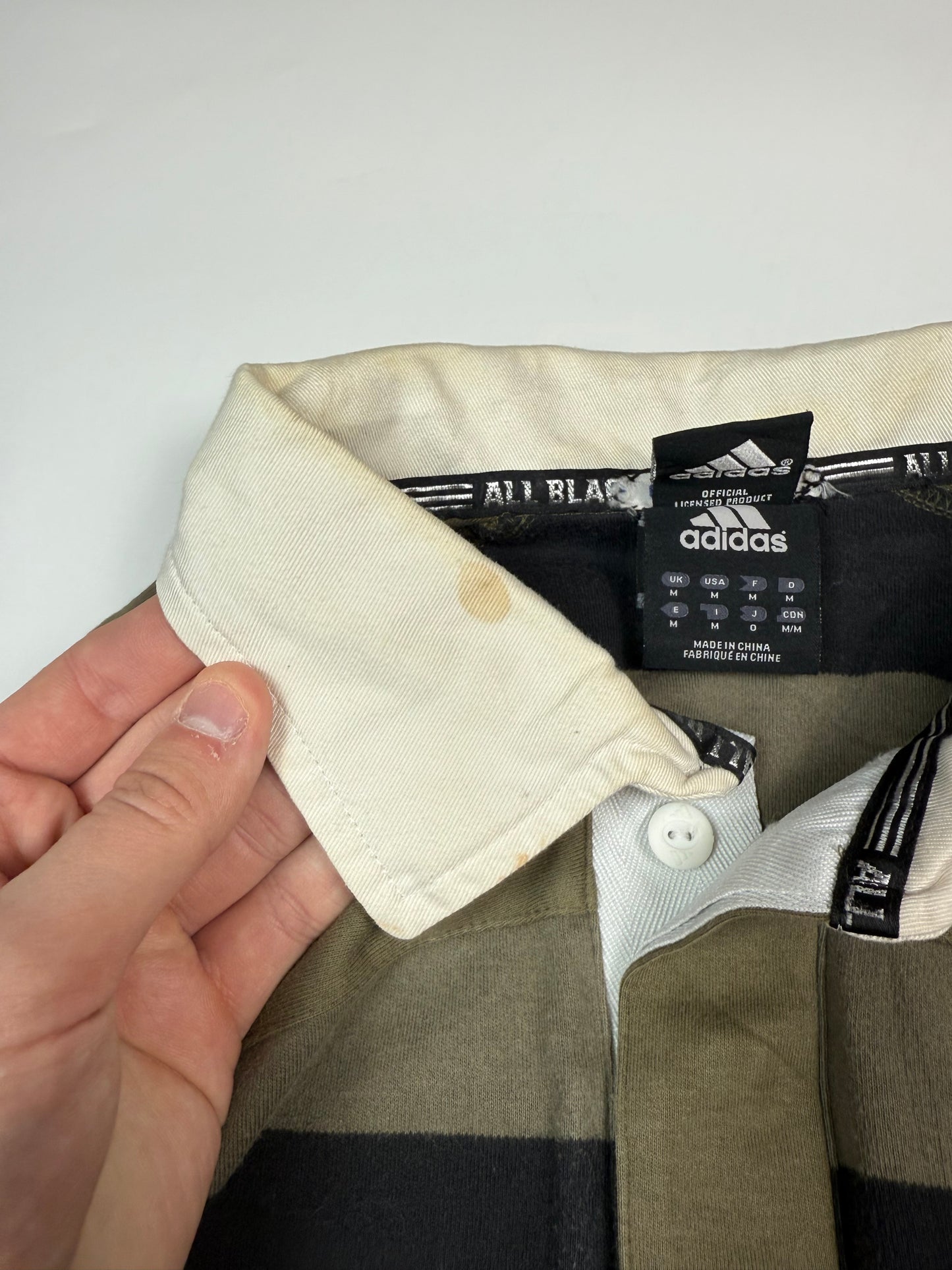 Vintage New Zealand 2007 adidas supporters rugby shirt (M)