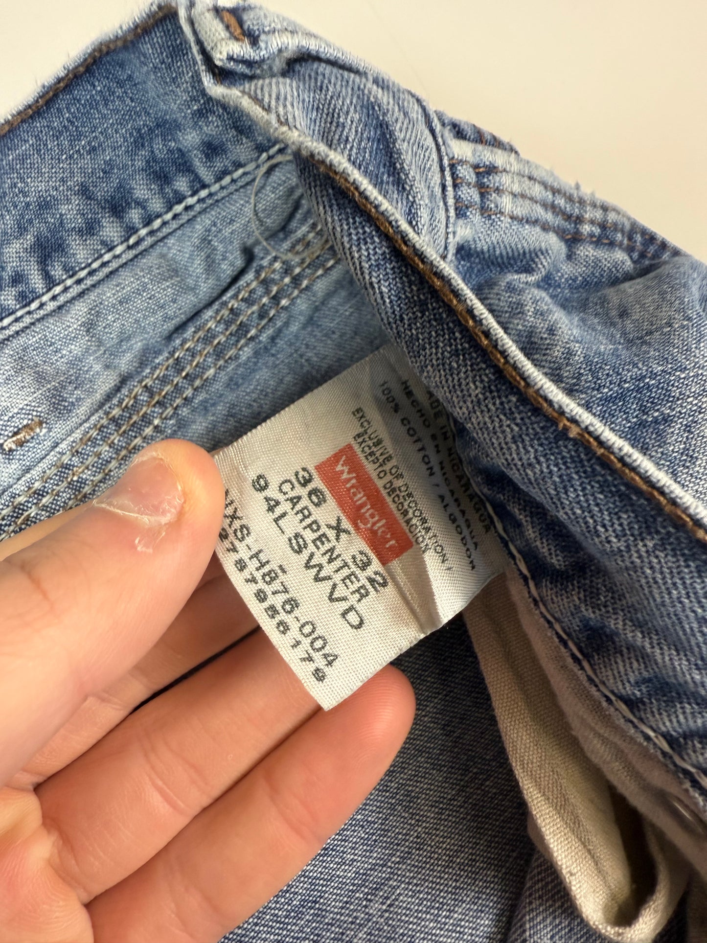 Vintage Wrangler baggy carpenter jeans (W36)