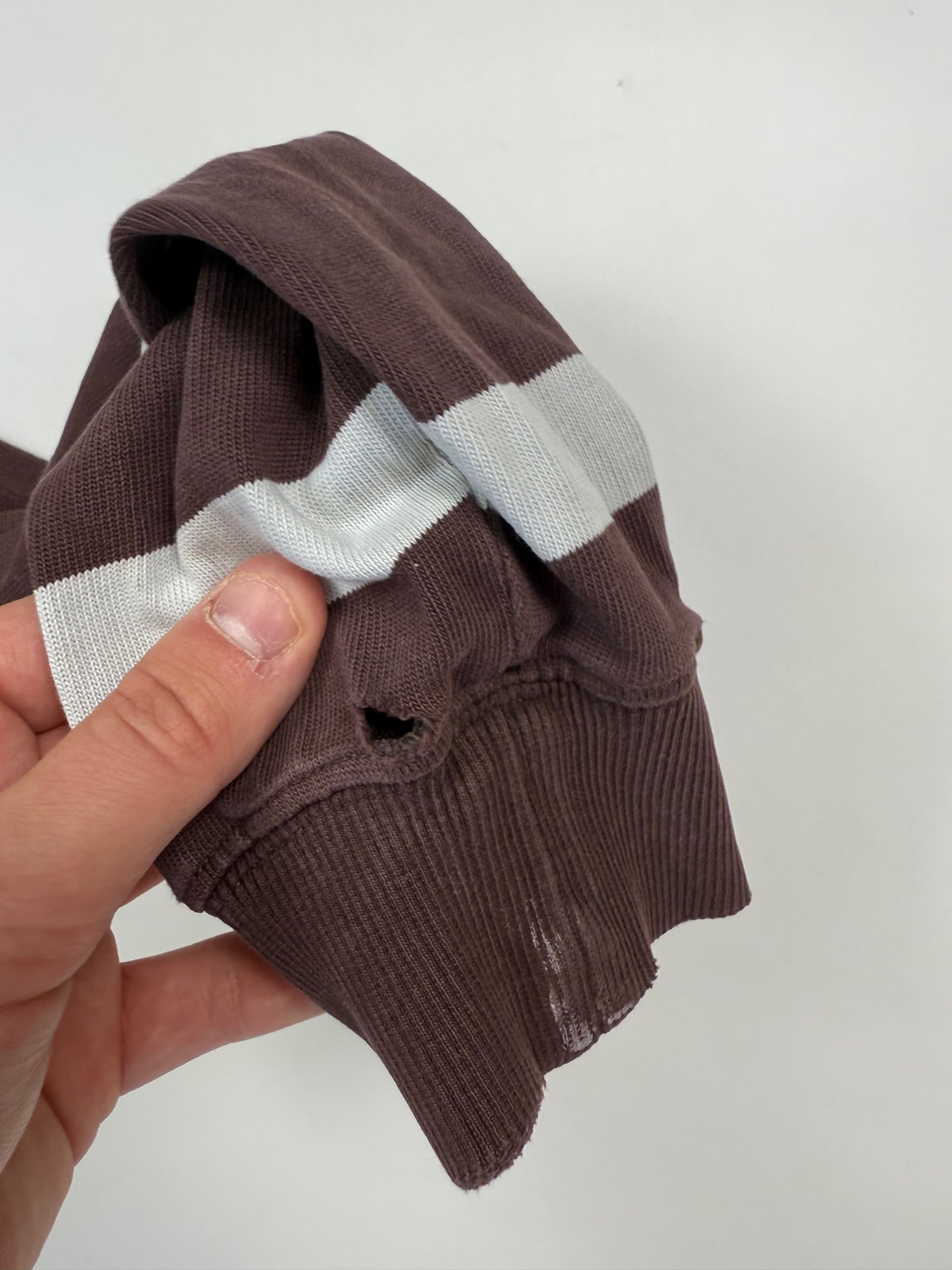 Vintage Nike athletic striped rugby polo (XXL)