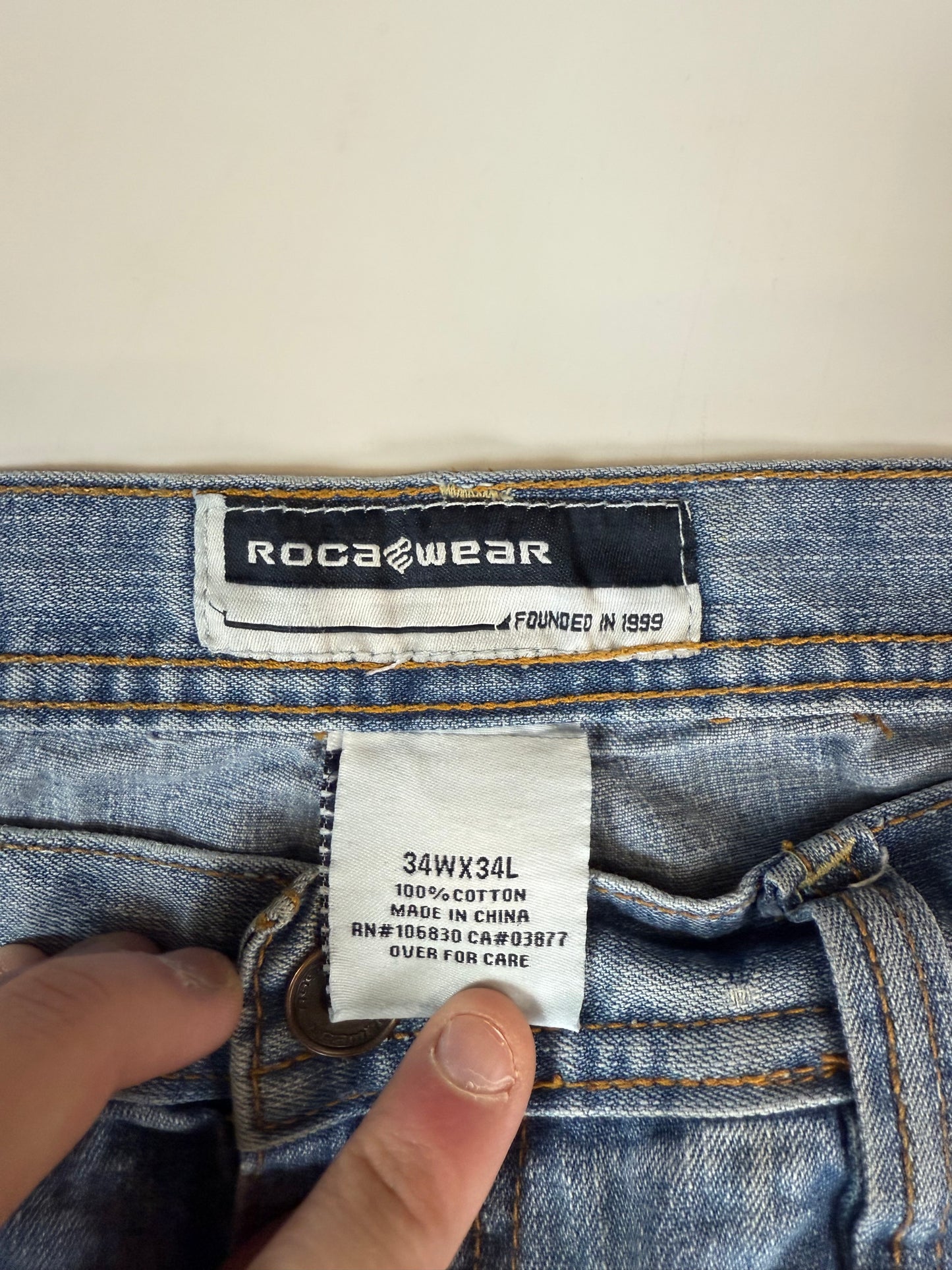 Vintage Rocawear baggy jeans (W34)
