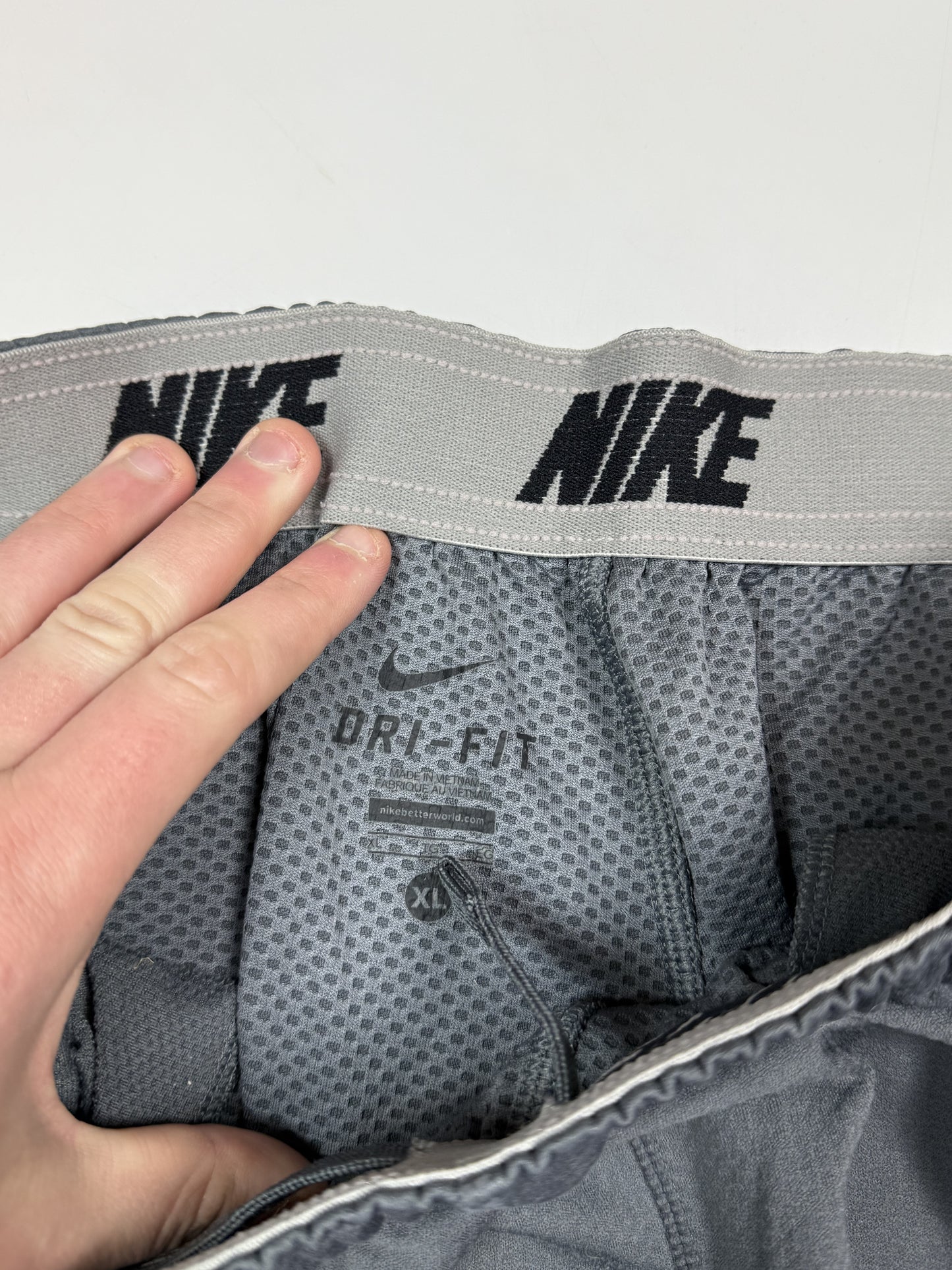 Nike baggy side stripe track pants (XL)