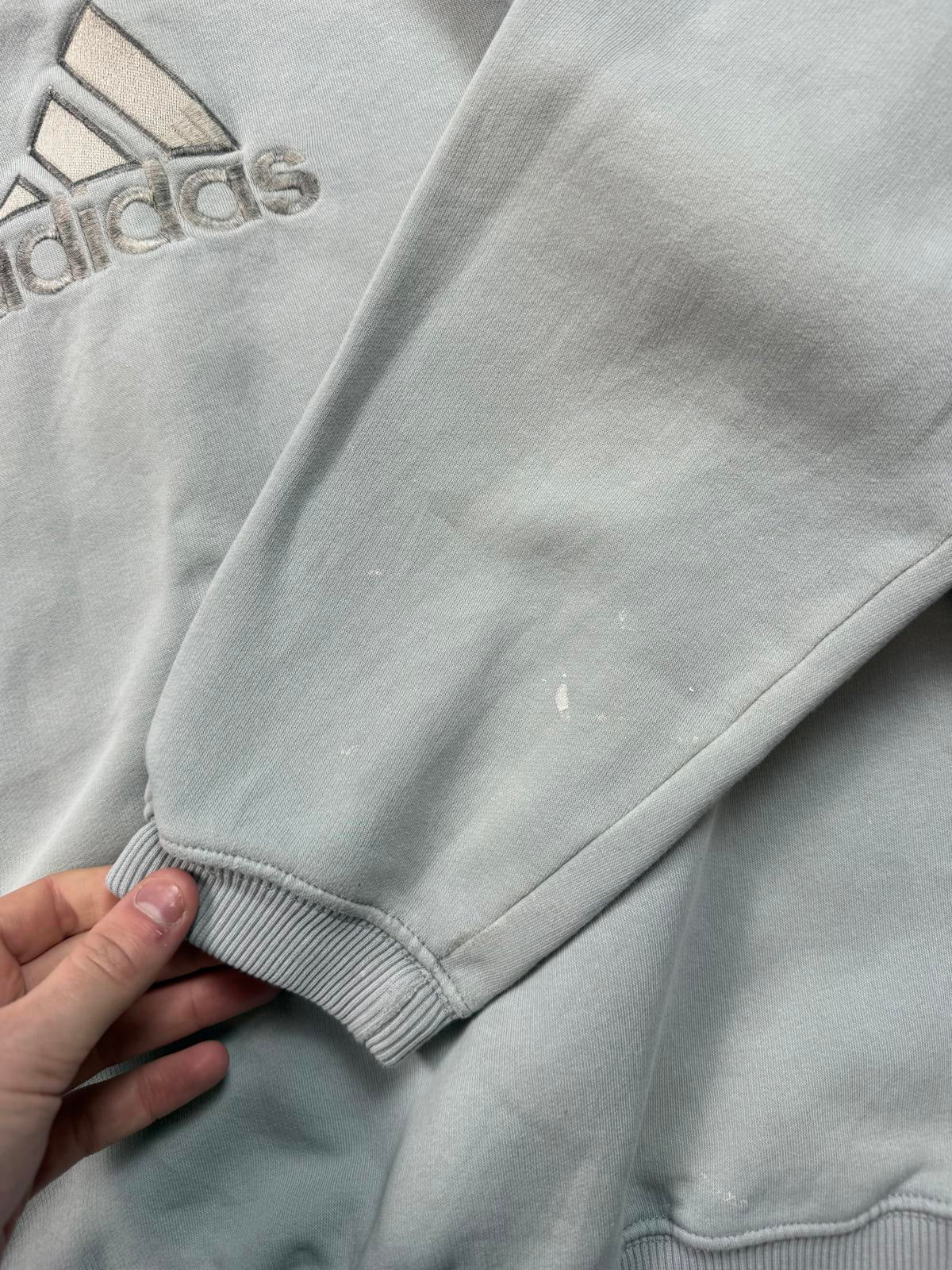 Vintage 90s Adidas centre logo sweatshirt (M)