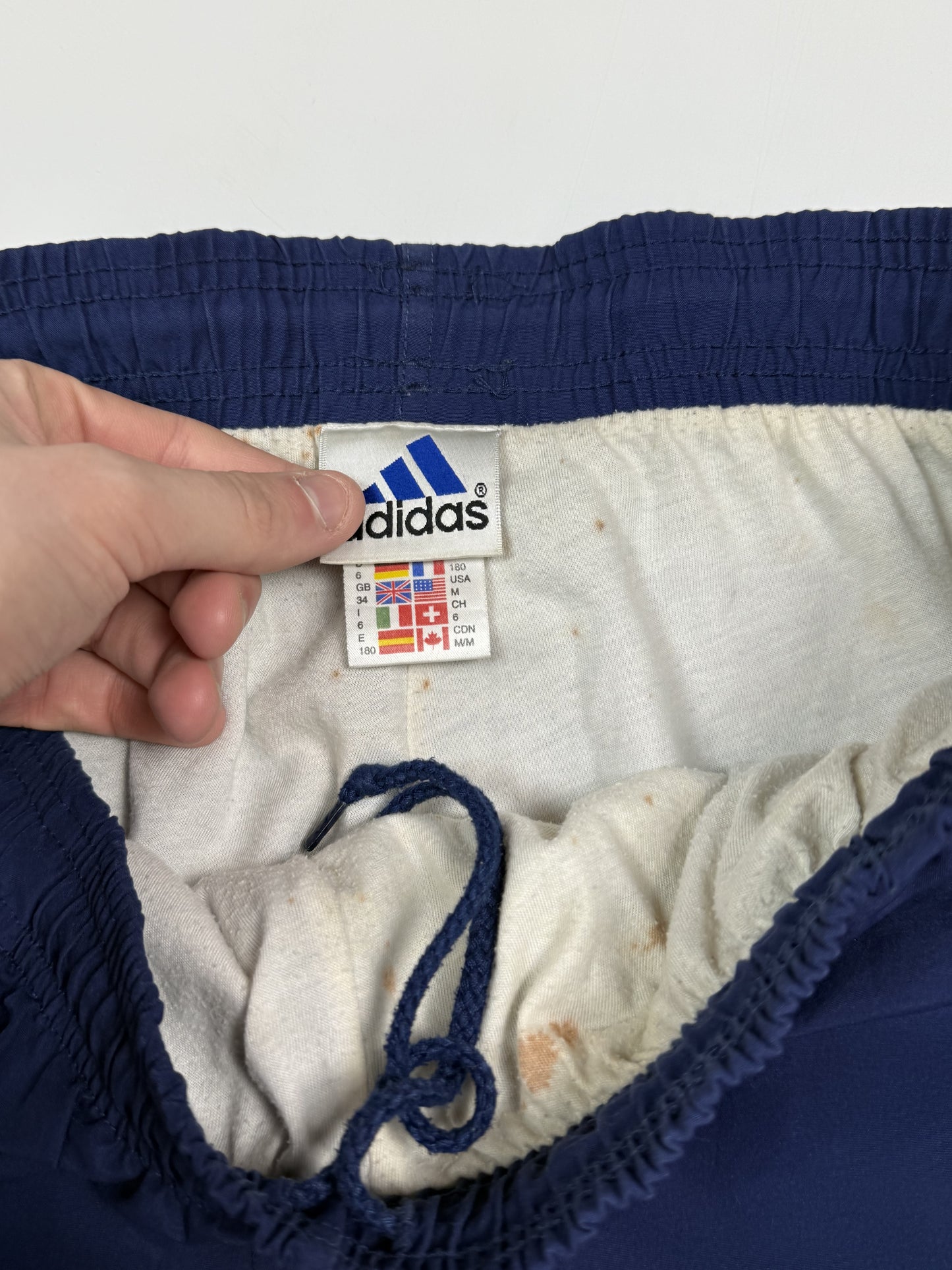 Vintage Adidas baggy track pants (M)