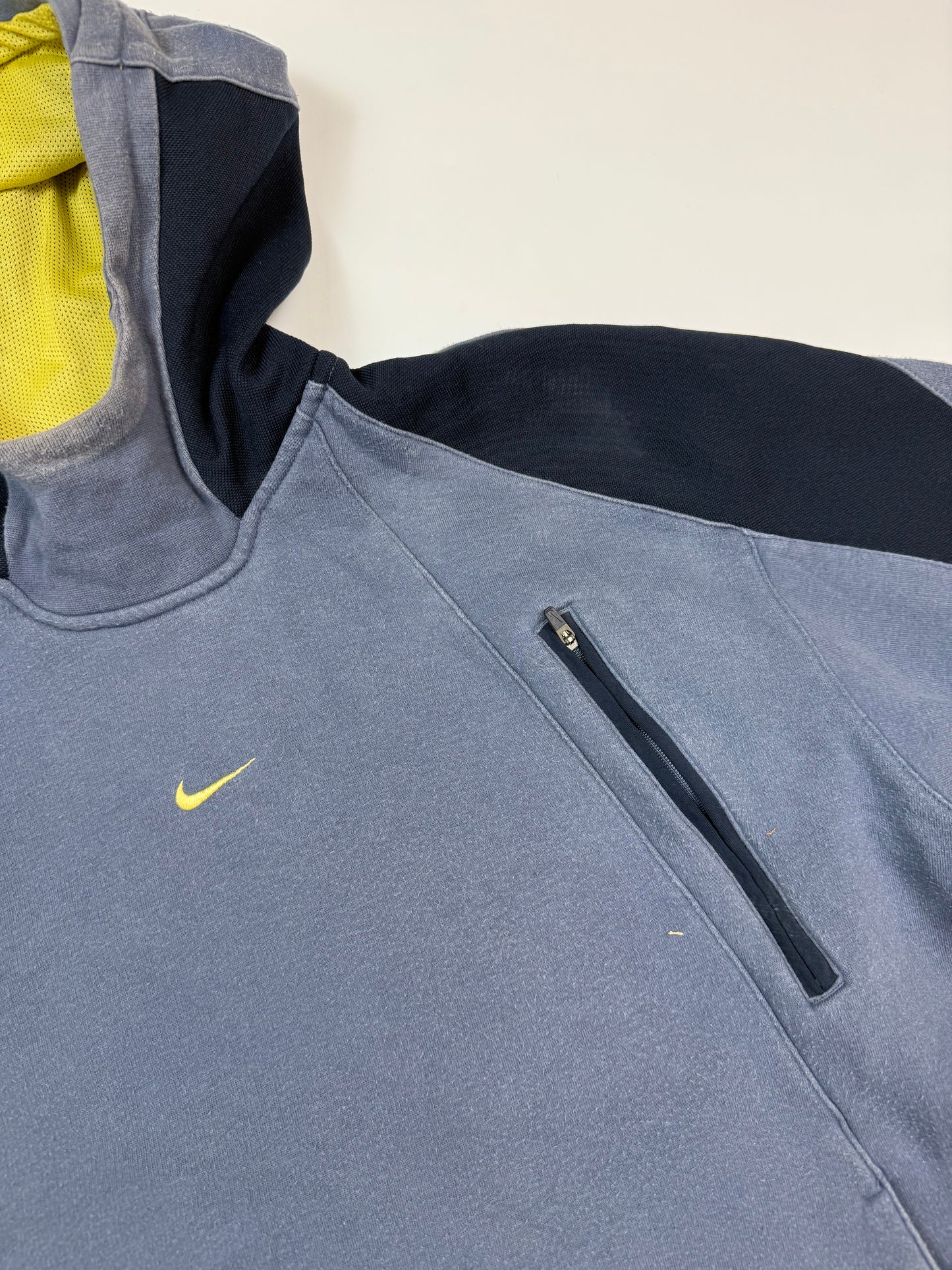 Vintage Nike technical centre swoosh hoodie (L)