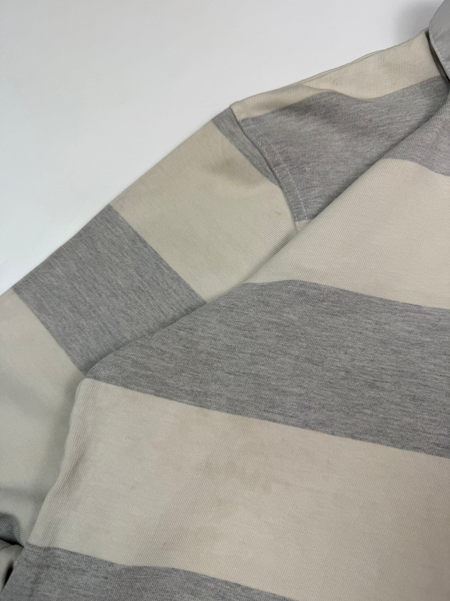 Vintage Nike striped rugby polo shirt (L)