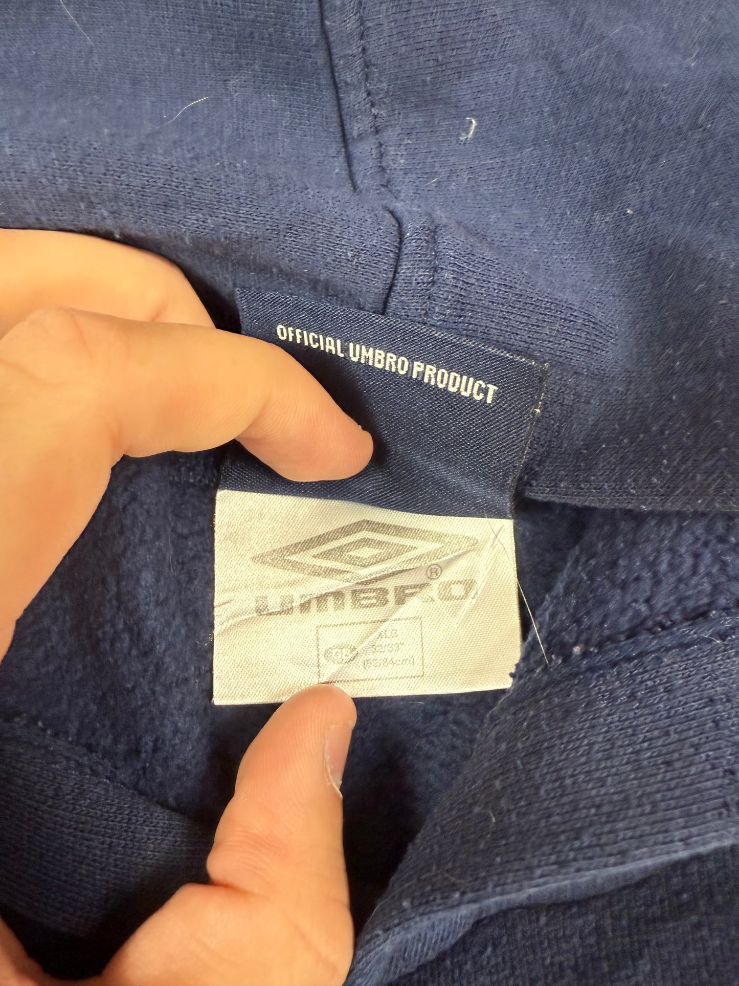 Vintage Umbro centre logo hoodie (YXL)