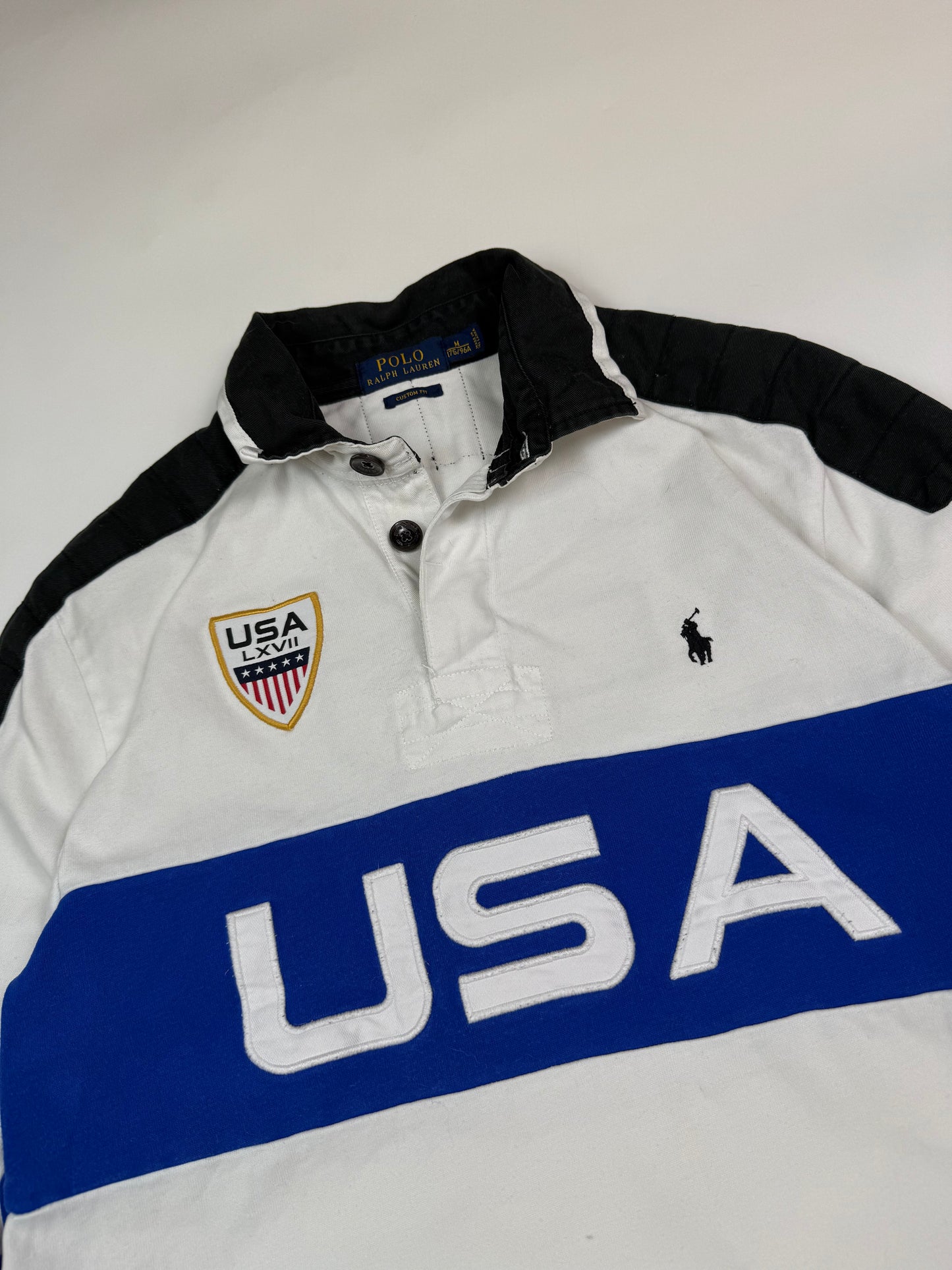 Polo Ralph Lauren USA rugby polo shirt (M)