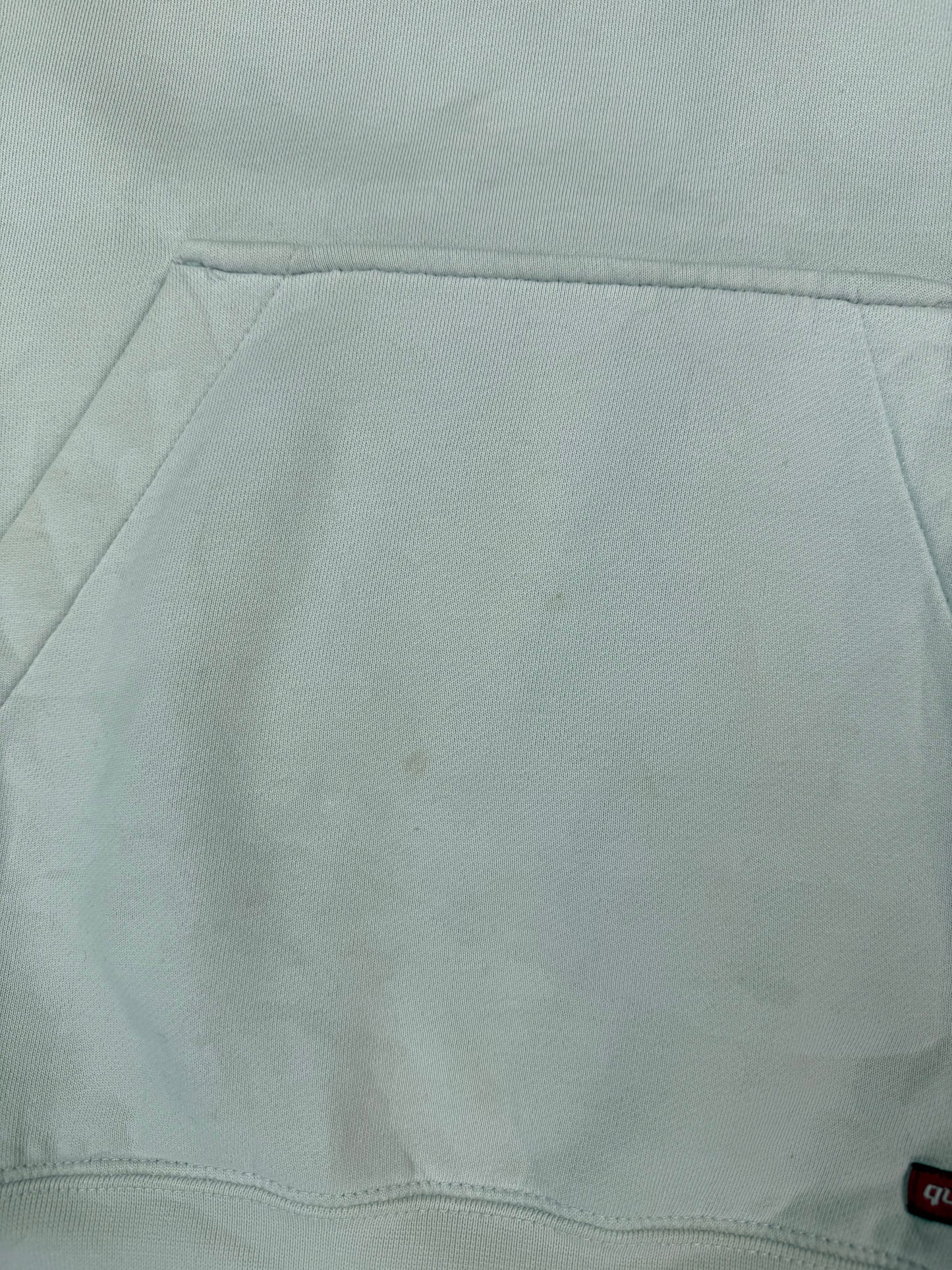 Quiksilver spell out centre logo hoodie (M)