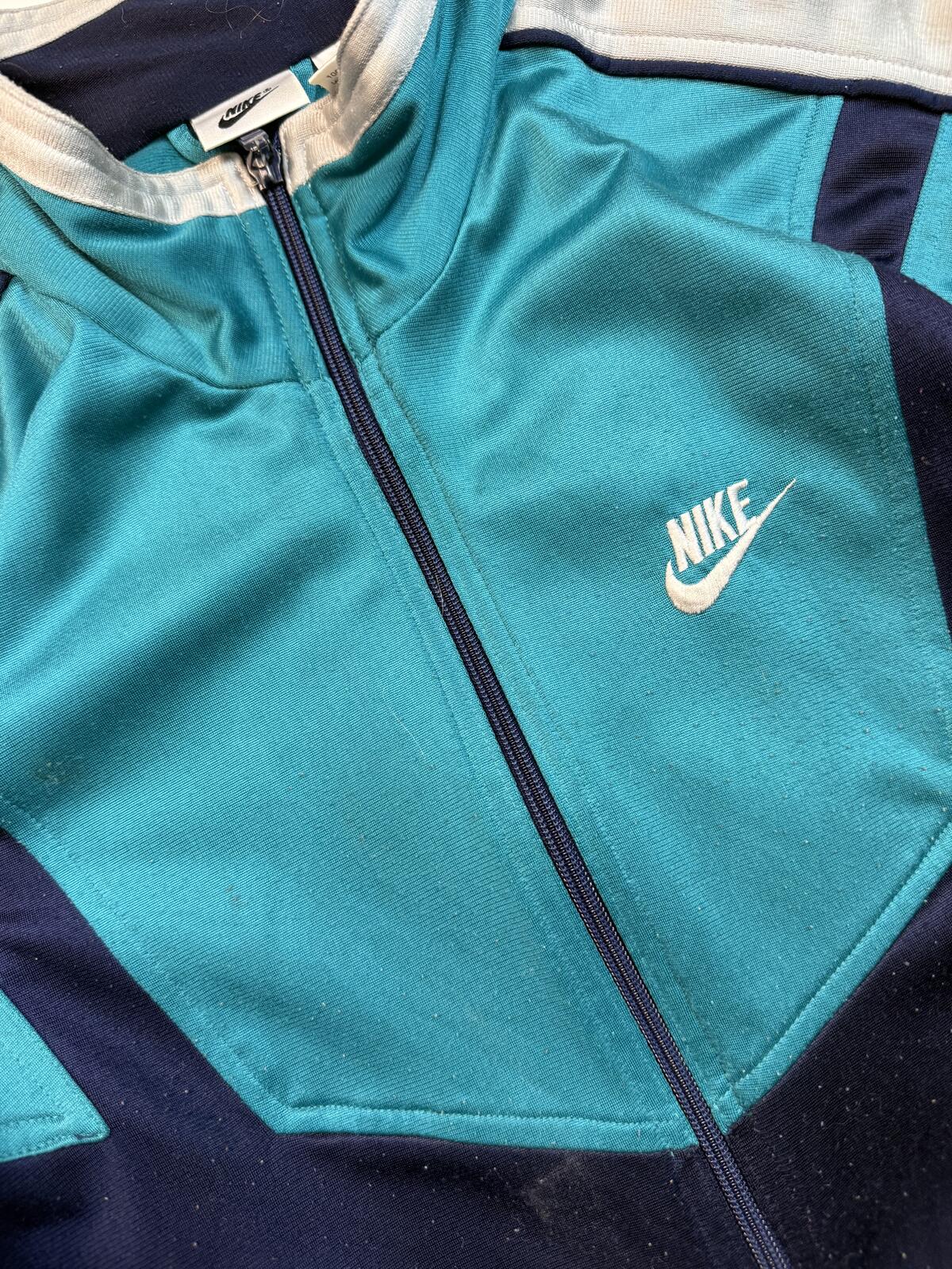 Vintage 90s Nike colour block track jacket (L)