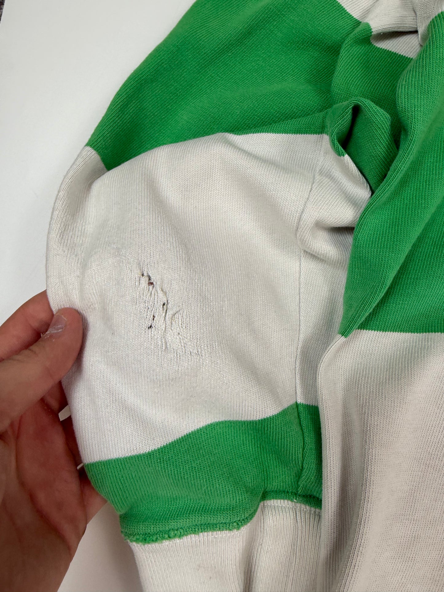 Vintage 90s Polo Ralph Lauren striped rugby polo (XXL)