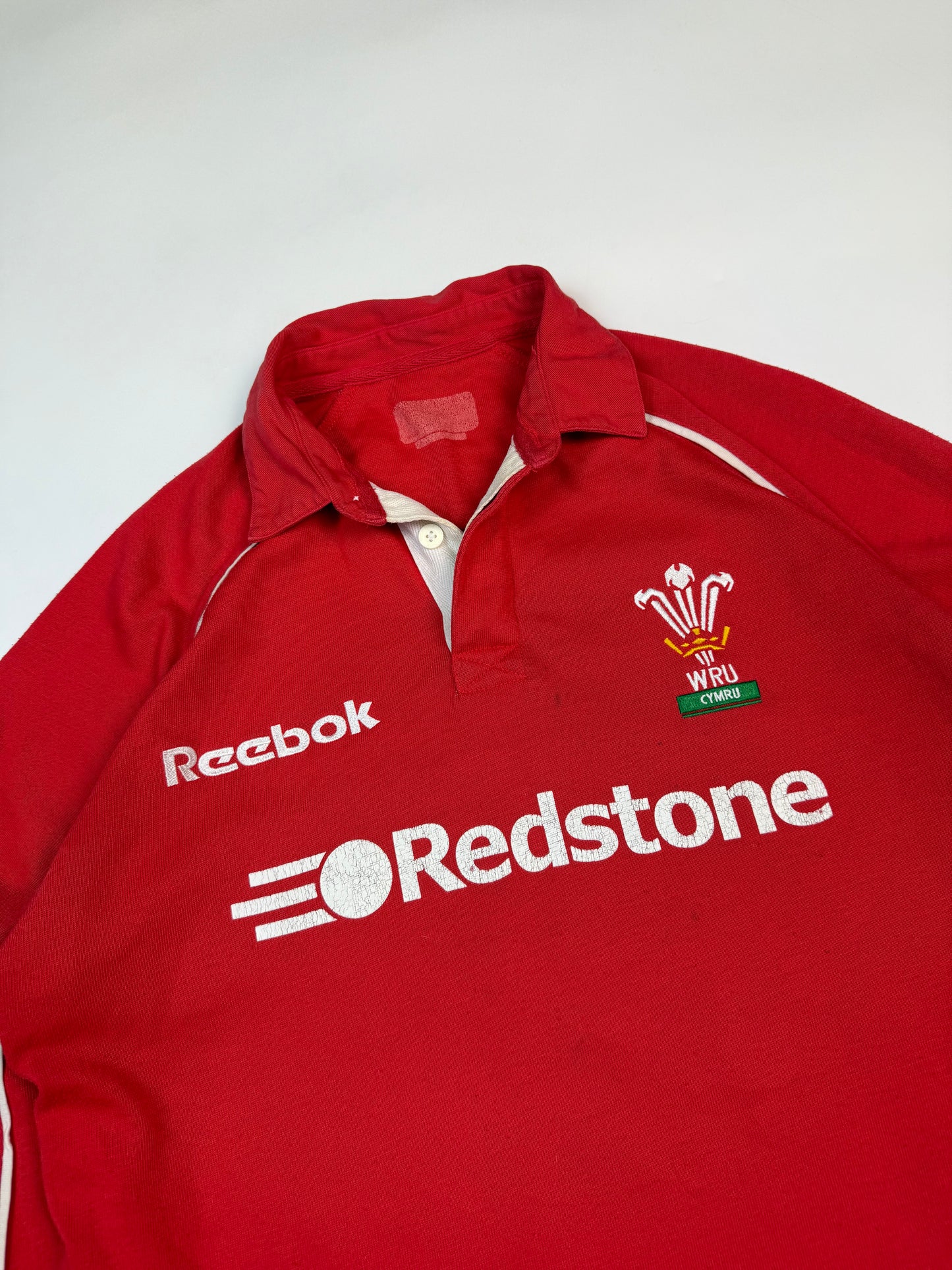 Vintage Wales 2001/02 Reebok rugby shirt (S)