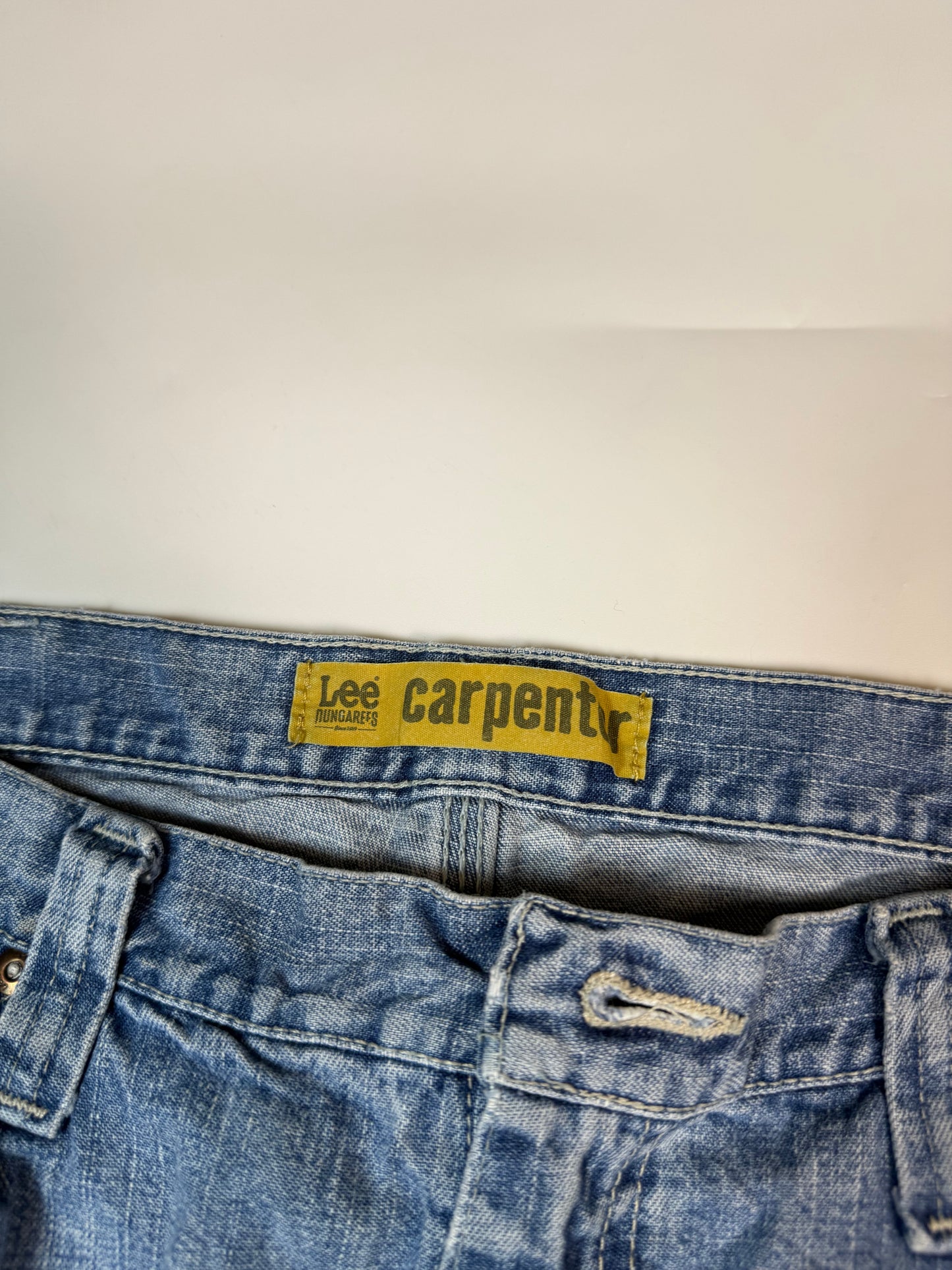 Vintage Lee dungarees baggy carpenter jeans (W34)