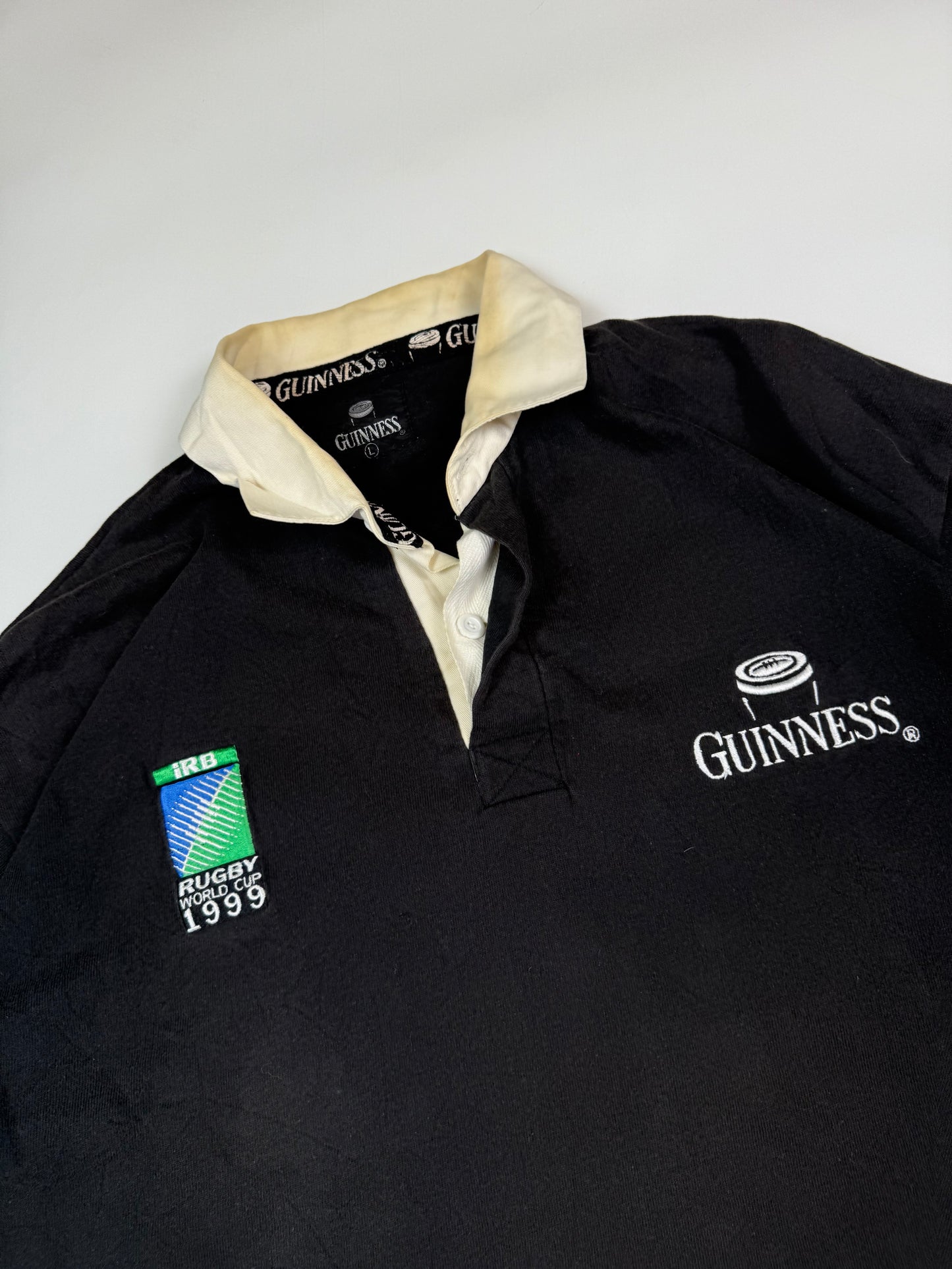 Vintage 90s Guinness rugby world cup 1999 rugby union shirt (L)
